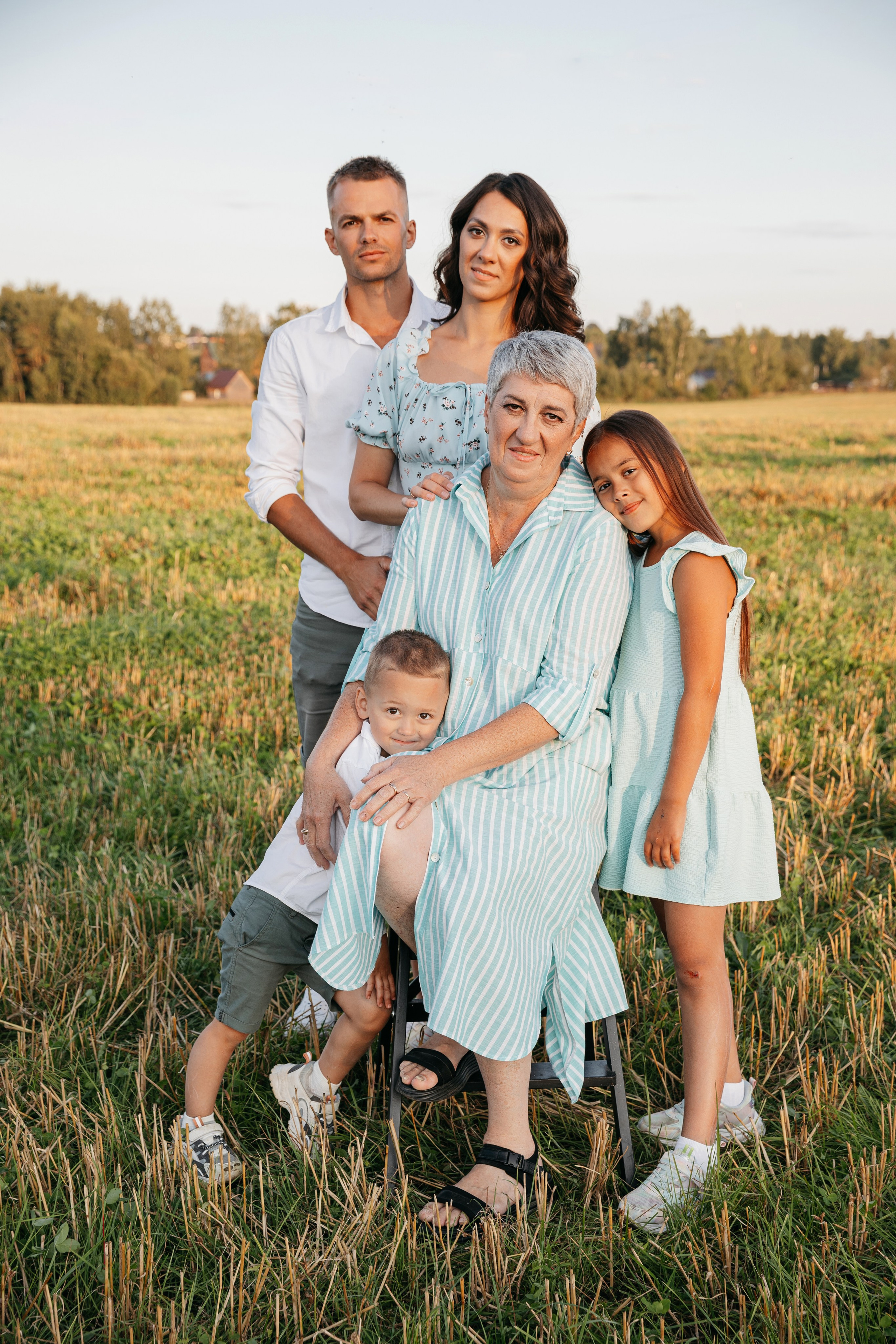 Семейная закатная съемка. Фотограф в Твери Лагодная Яна