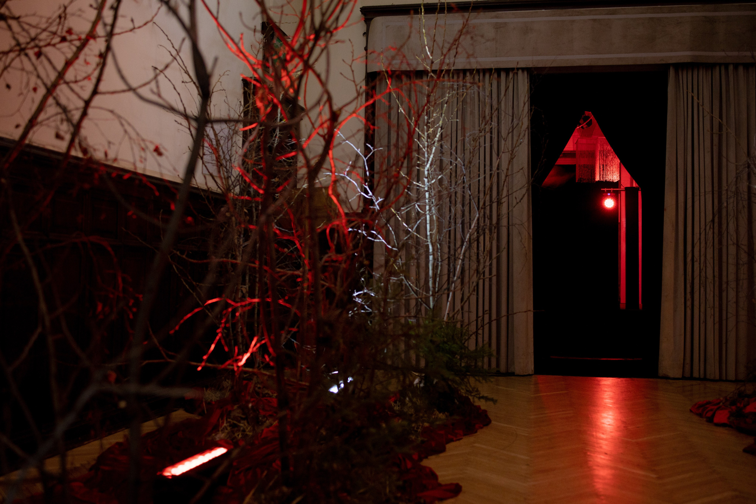 Новогодний корпоратив в фольклорном стиле. Особняк Лемана. Оформление свадеб, декор свадеб Вера Маркова, Москва