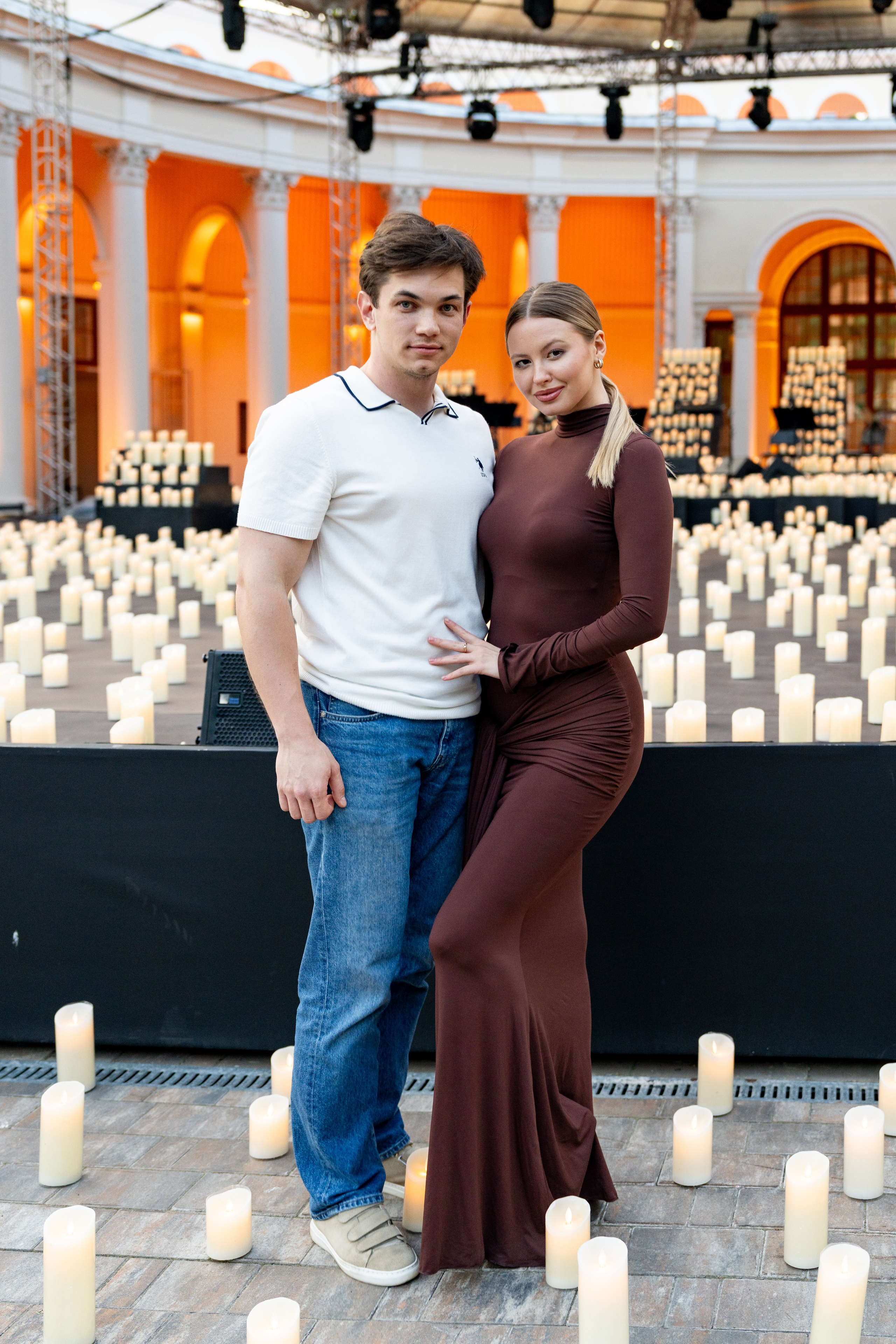 Симфонический оркестр Lumisfera при свечах. Фотограф Никита Комаров