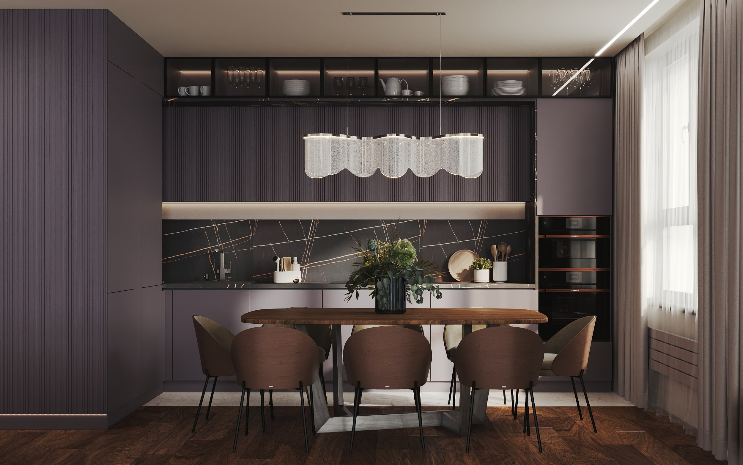 4-х комнатная квартира в Москве. Интерьерный 3Д Визуализатор Маргарита Оберемко