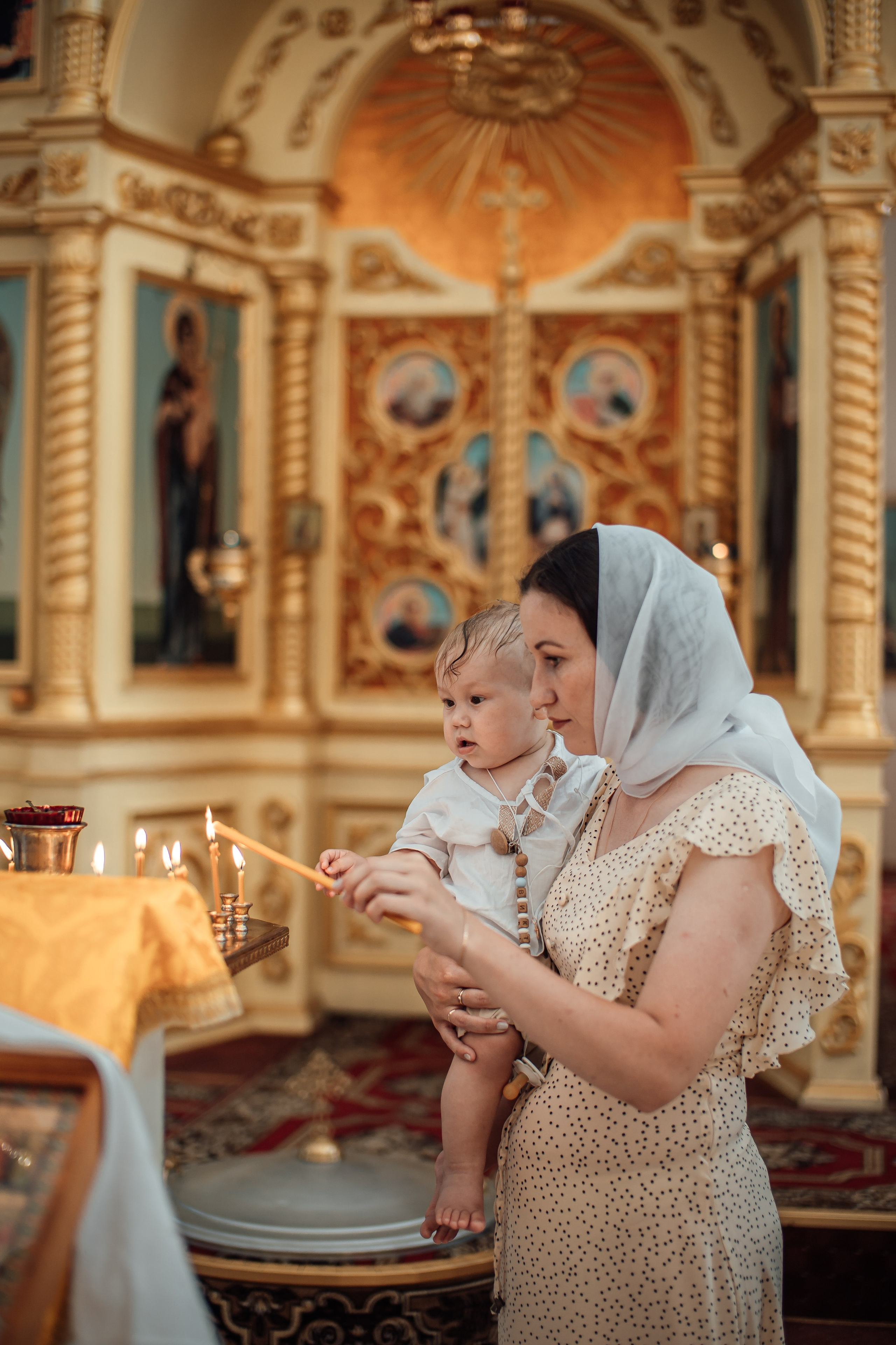Таинство крещения. Фотограф Arina Elatova