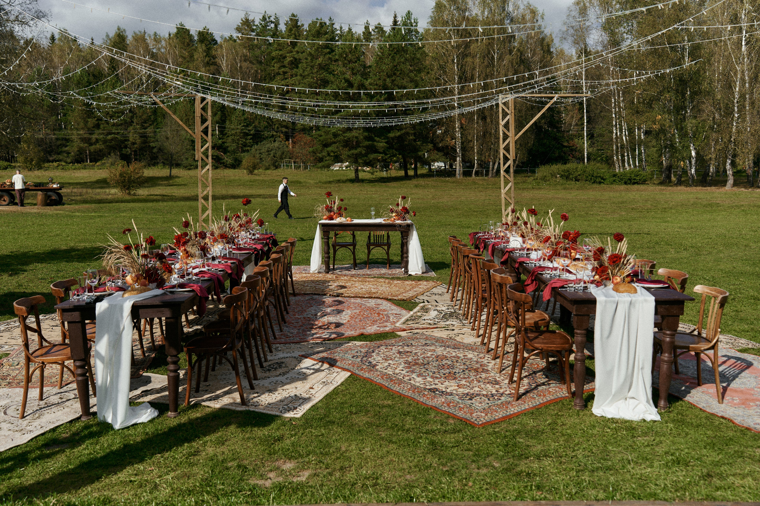 Декор на свадьбу в стиле рустик