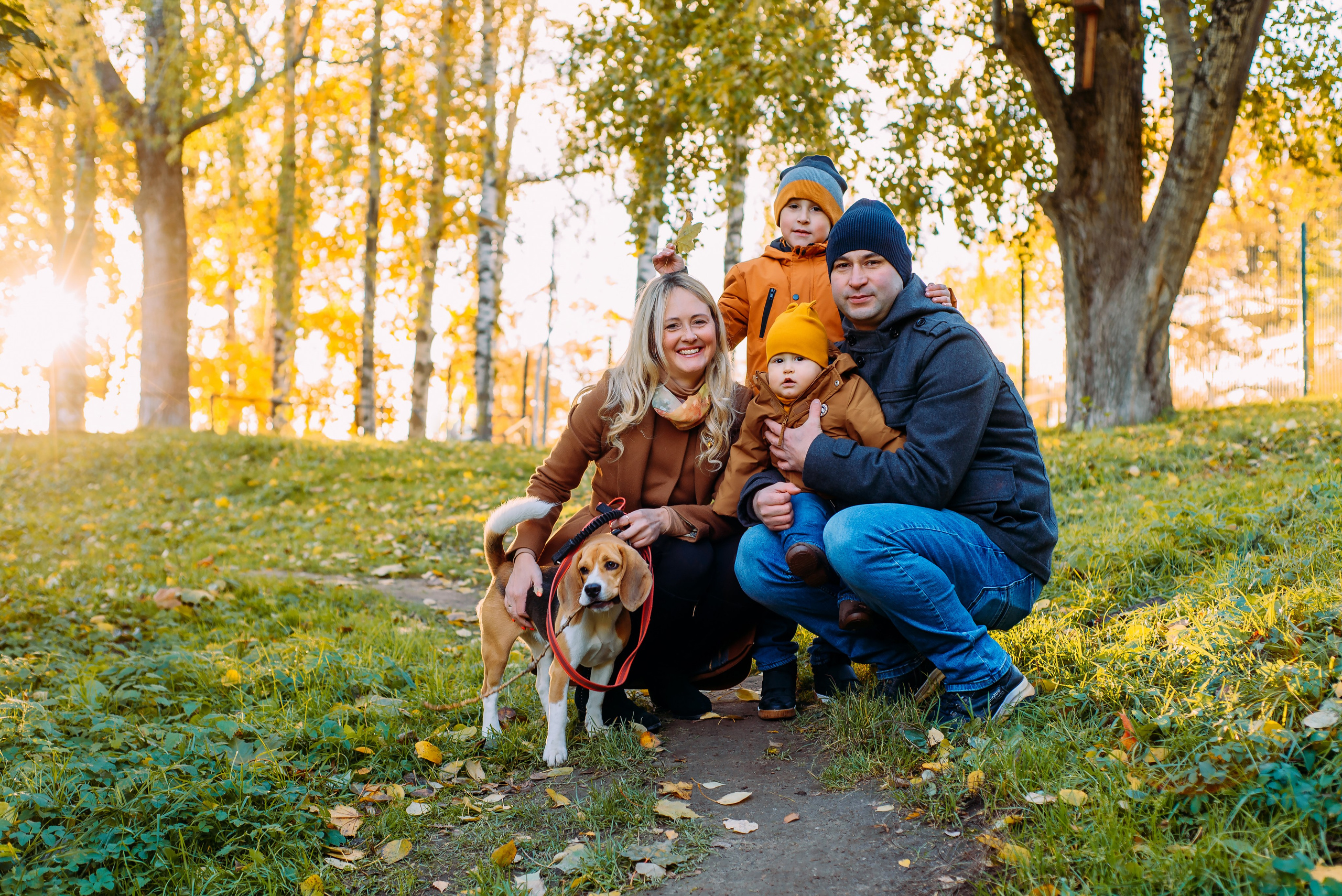 Ольга с семьей. Осенняя серия. Детский и семейный фотограф Эльмира Веселова