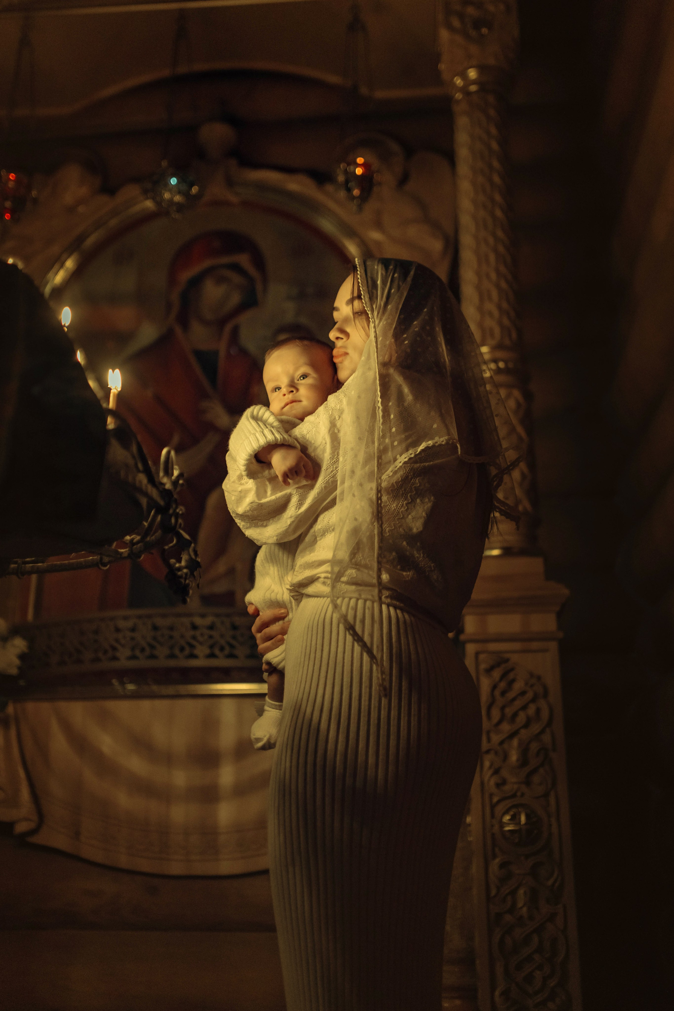 Крещение Демида, храм Святой Троицы, декабрь 2025