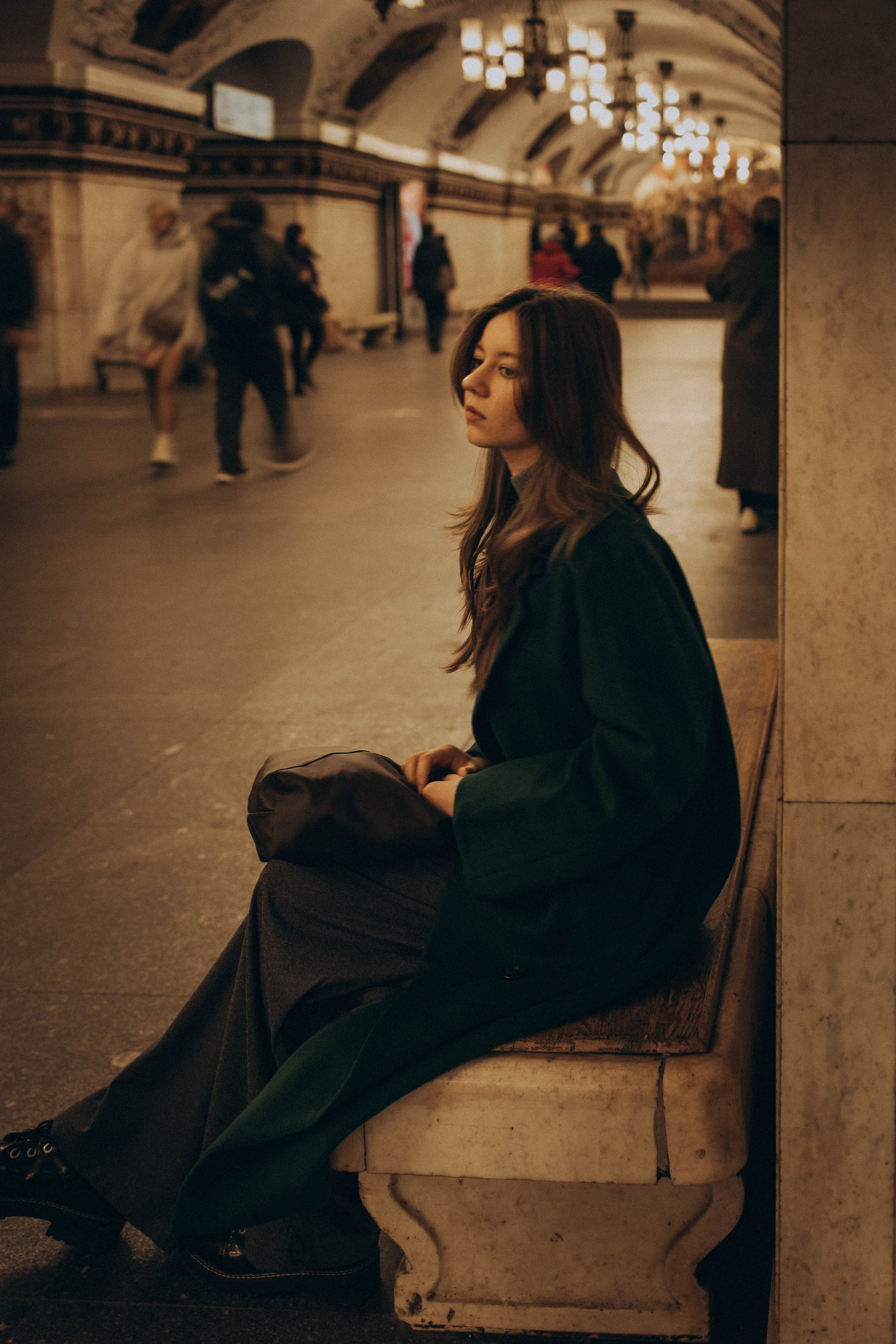 Мария прогулка в центре. Фотограф lifestylе в Москве Пшеничная Анастасия