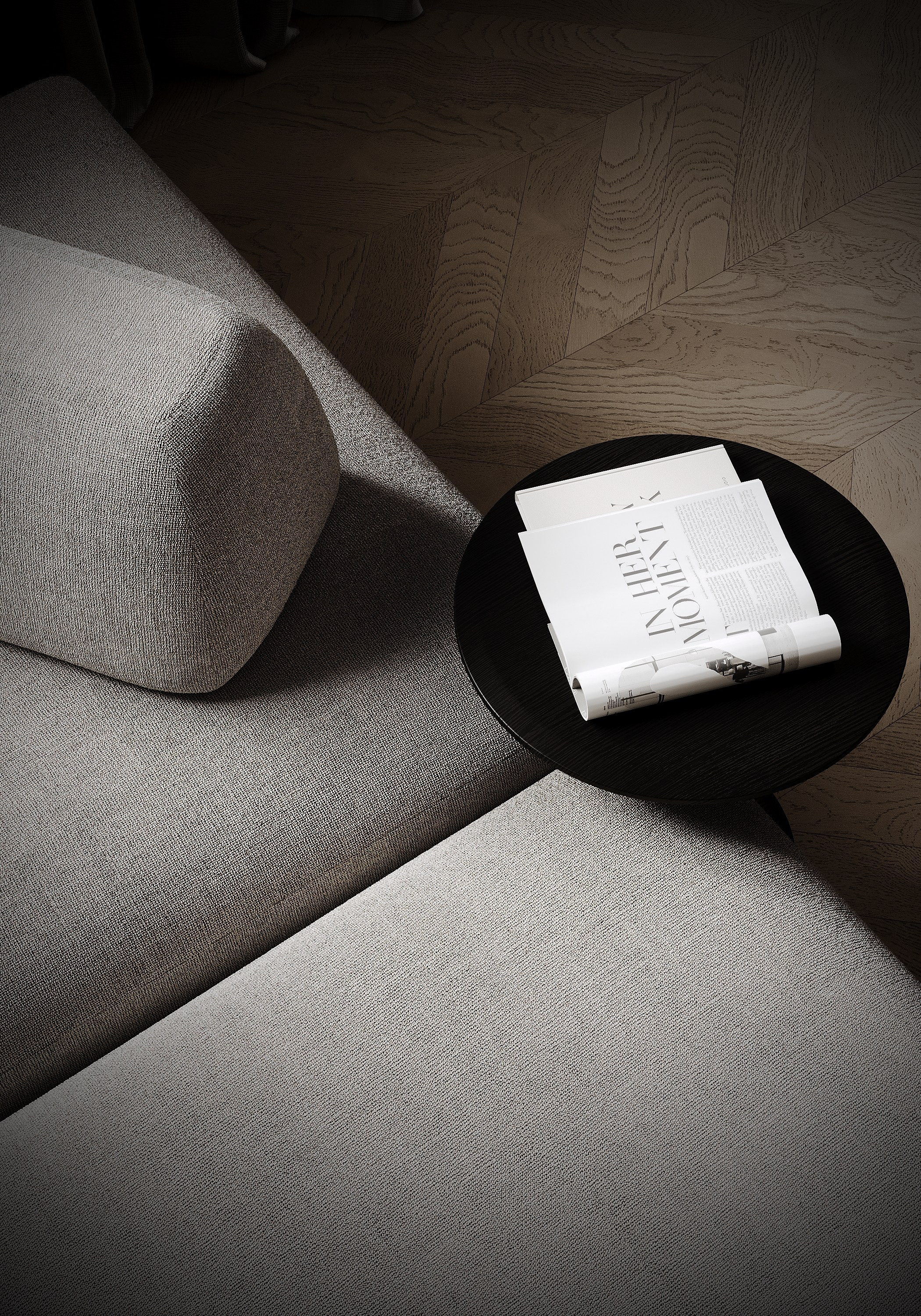 Частный дом 160 м². Визуализации интерьера