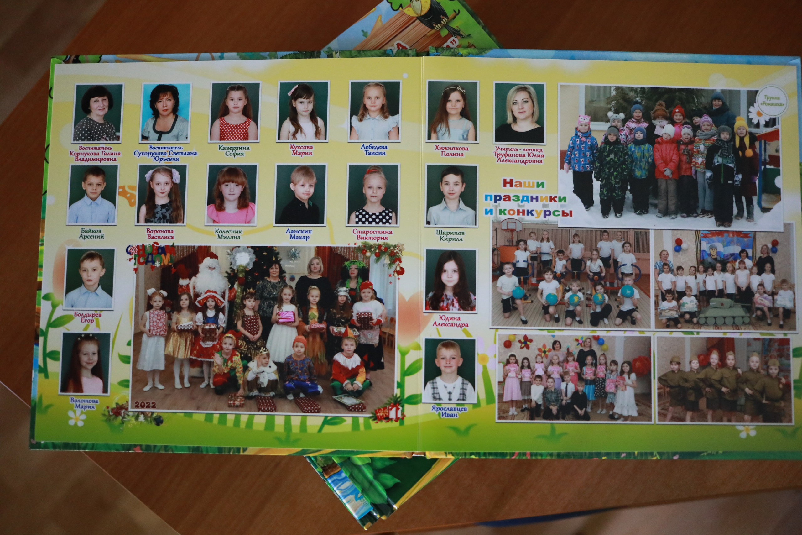 Альбом 2 разворота ДС. Medlori fotobook Выпускные альбомы в Липецке Лариса Медведева