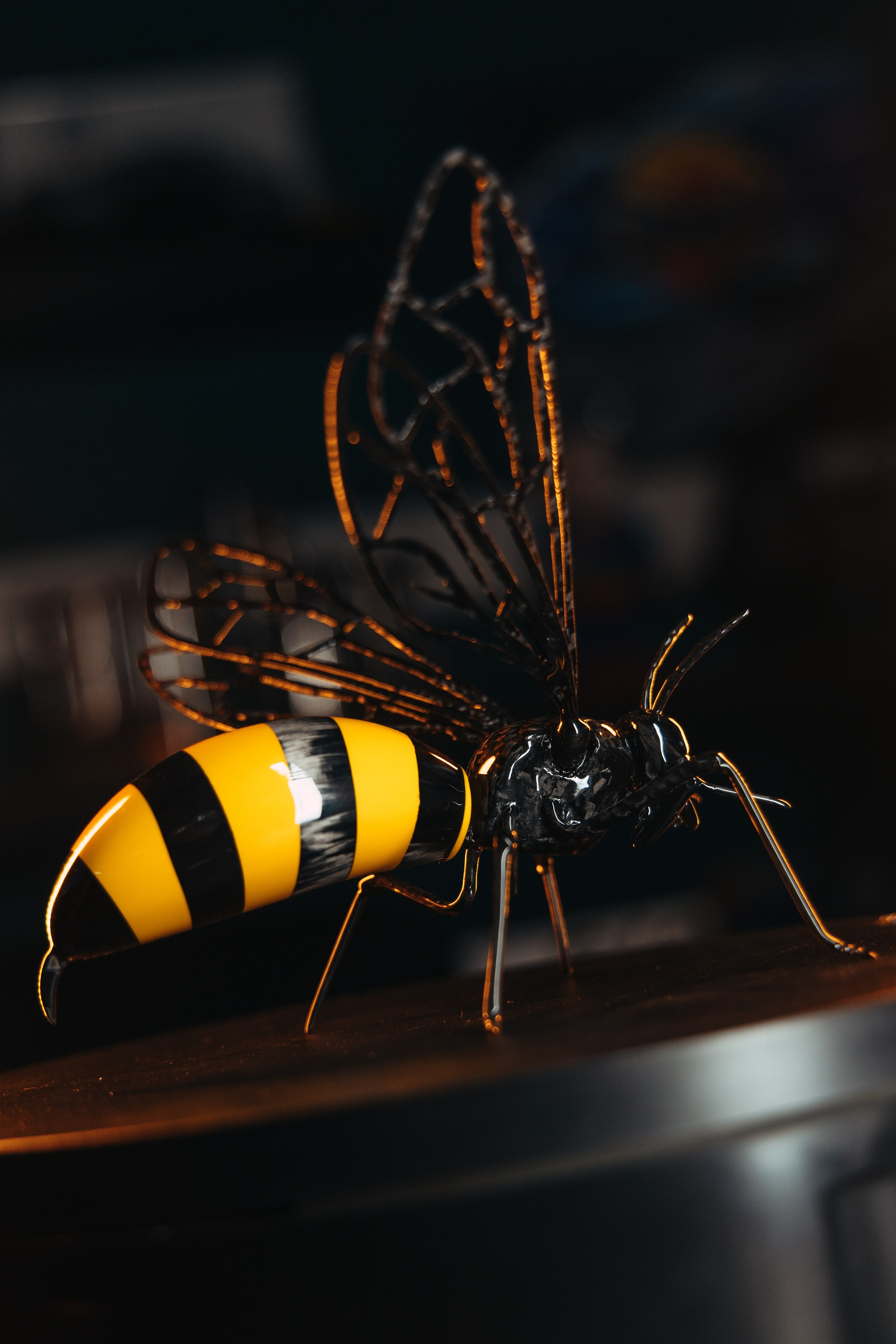 Оса из разных видов карбона, полностью ручная работа. DeLorein