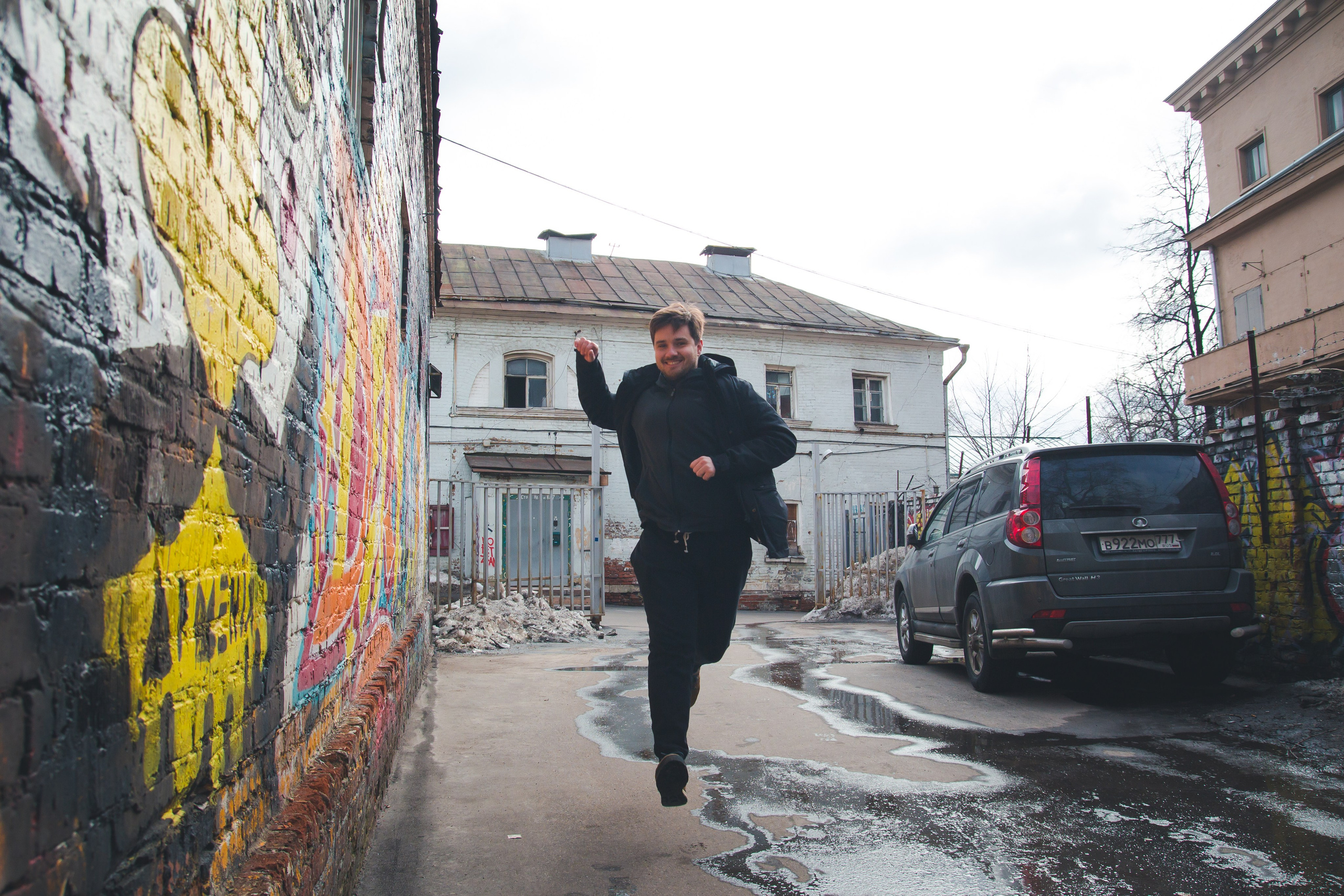 С Сашей на Хохловке. Фотограф Мария Згонник