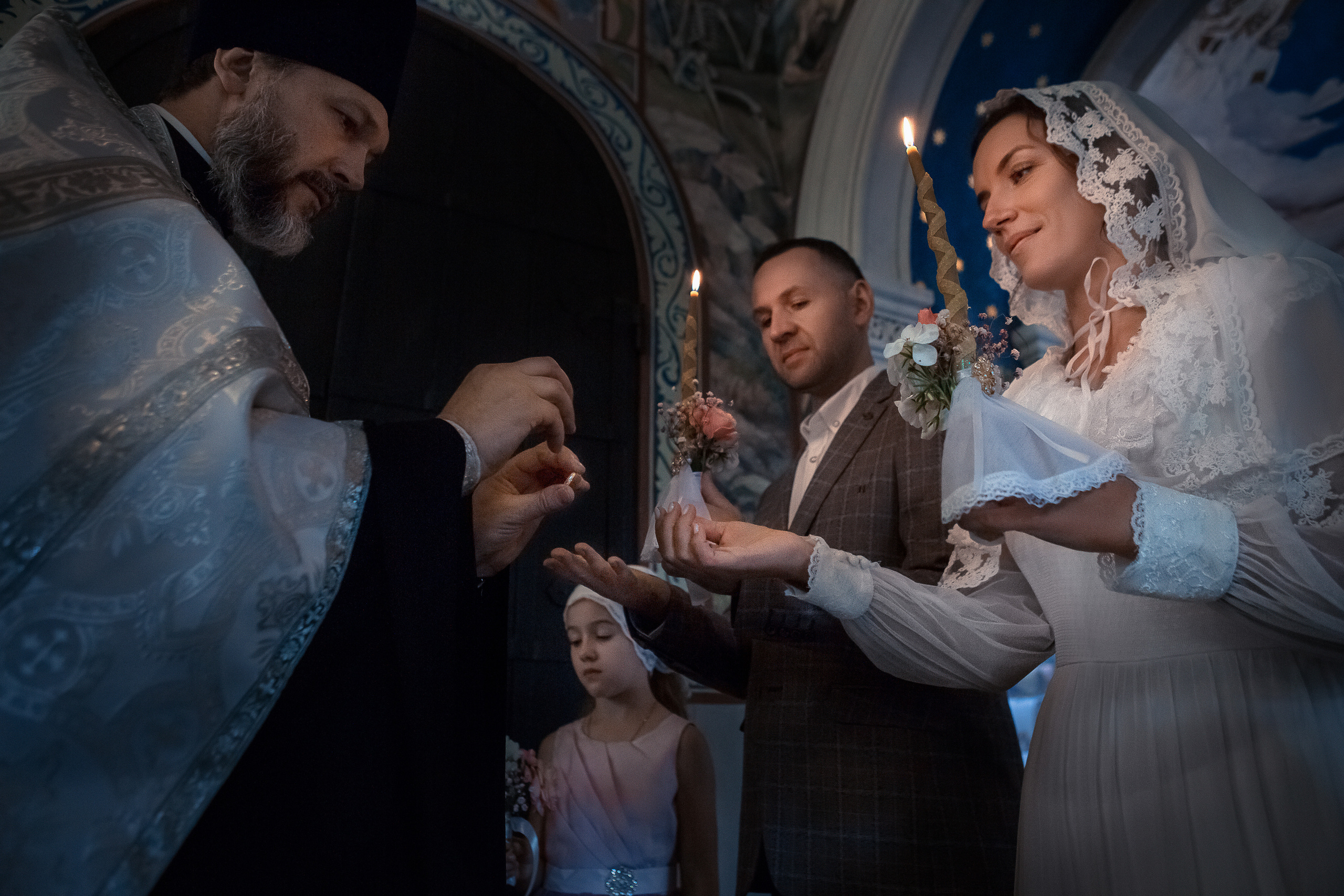 ТАИНСТВО ВЕНЧАНИЯ ИОАННЫ И ЗАХАРИЯ. Фотограф на крестины