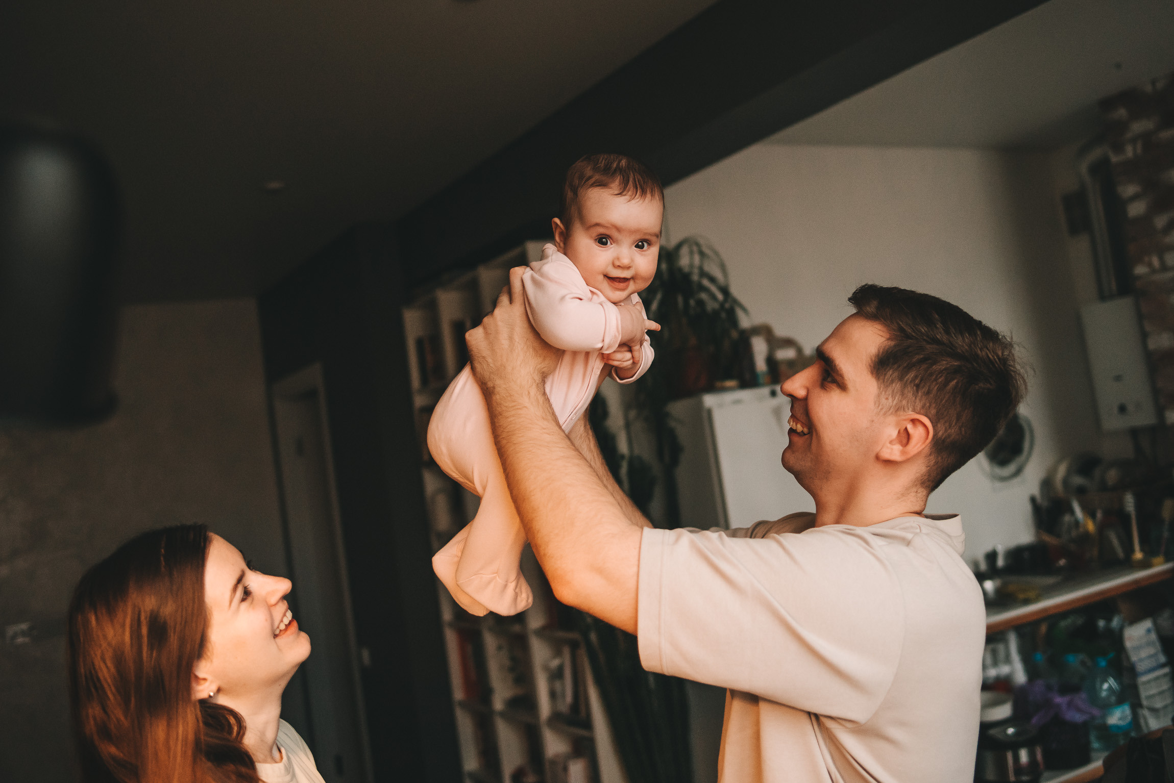 Маша 5 месяцев. Фотограф новорожденных в стиле lifestyle в Воронеже Юлия Ключникова