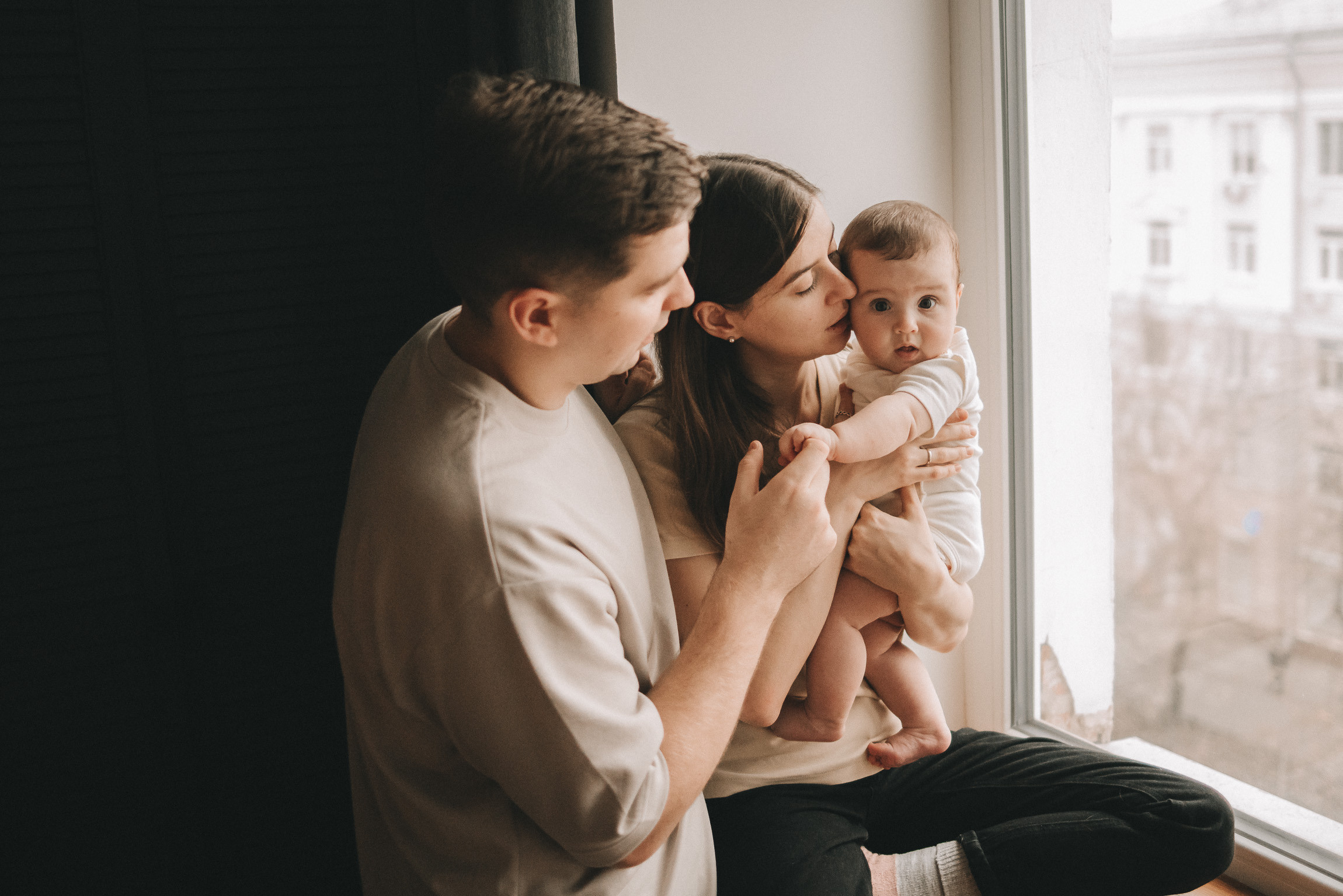 Маша 5 месяцев. Фотограф новорожденных в стиле lifestyle в Воронеже Юлия Ключникова