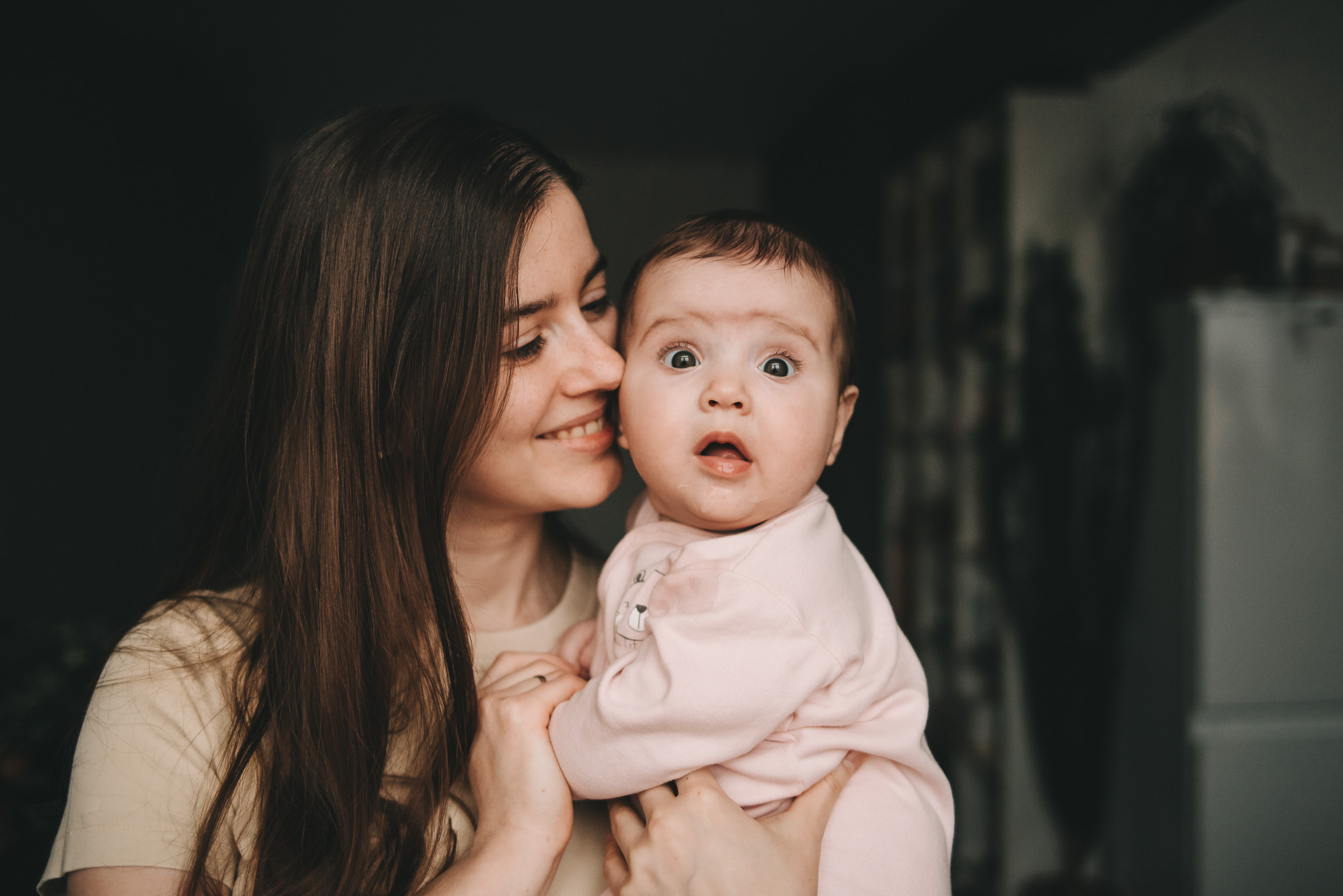 Маша 5 месяцев. Фотограф новорожденных в стиле lifestyle в Воронеже Юлия Ключникова