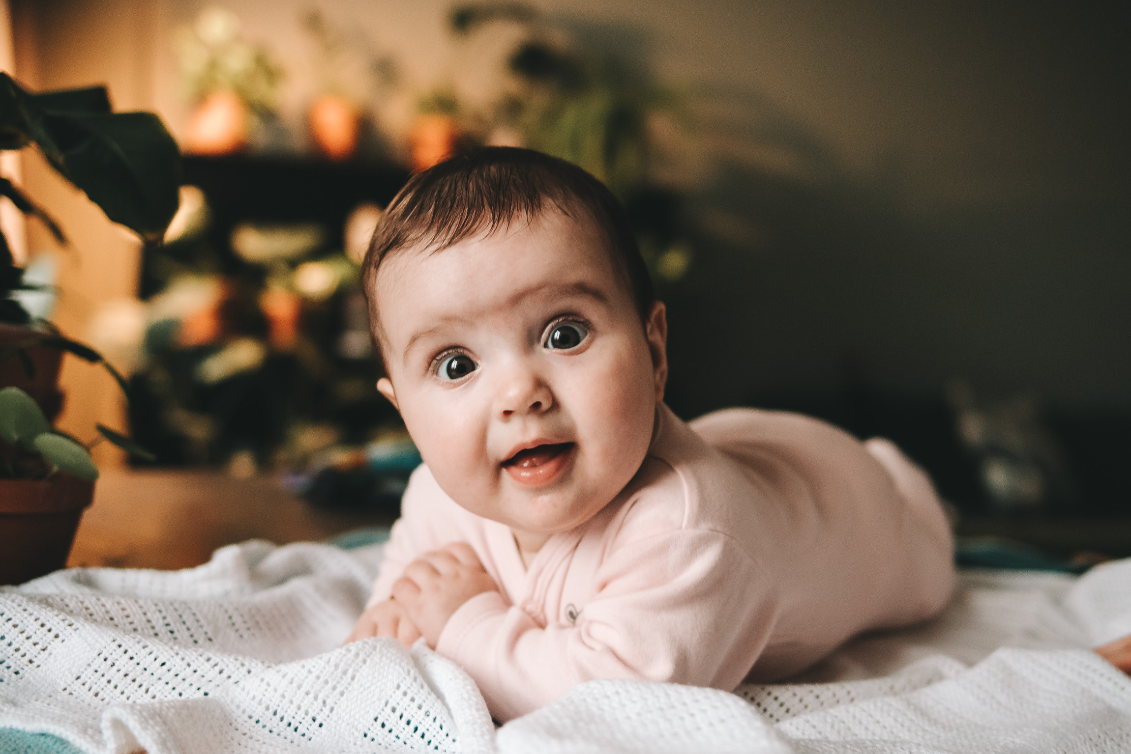 Маша 5 месяцев. Фотограф новорожденных в стиле lifestyle в Воронеже Юлия Ключникова