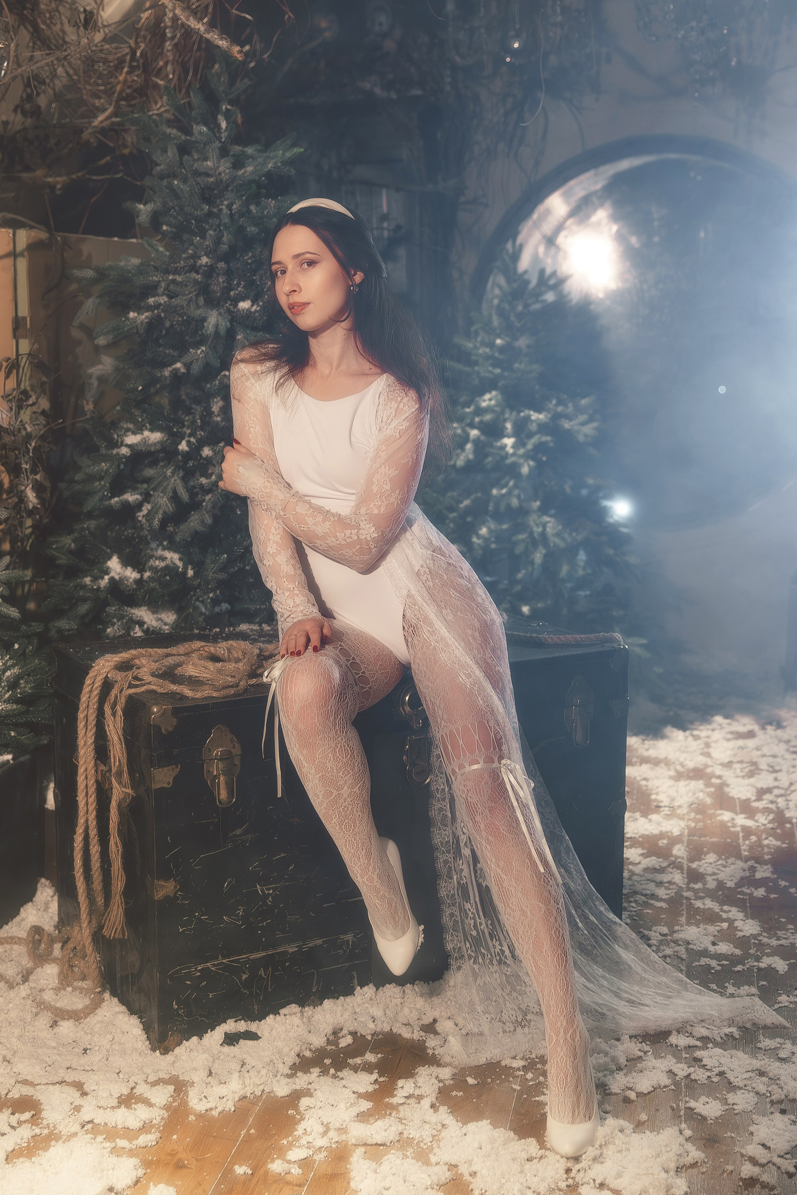 Зимняя сказка на чердаке. Семейный и женский фотограф в Москве Надежда Воробьева