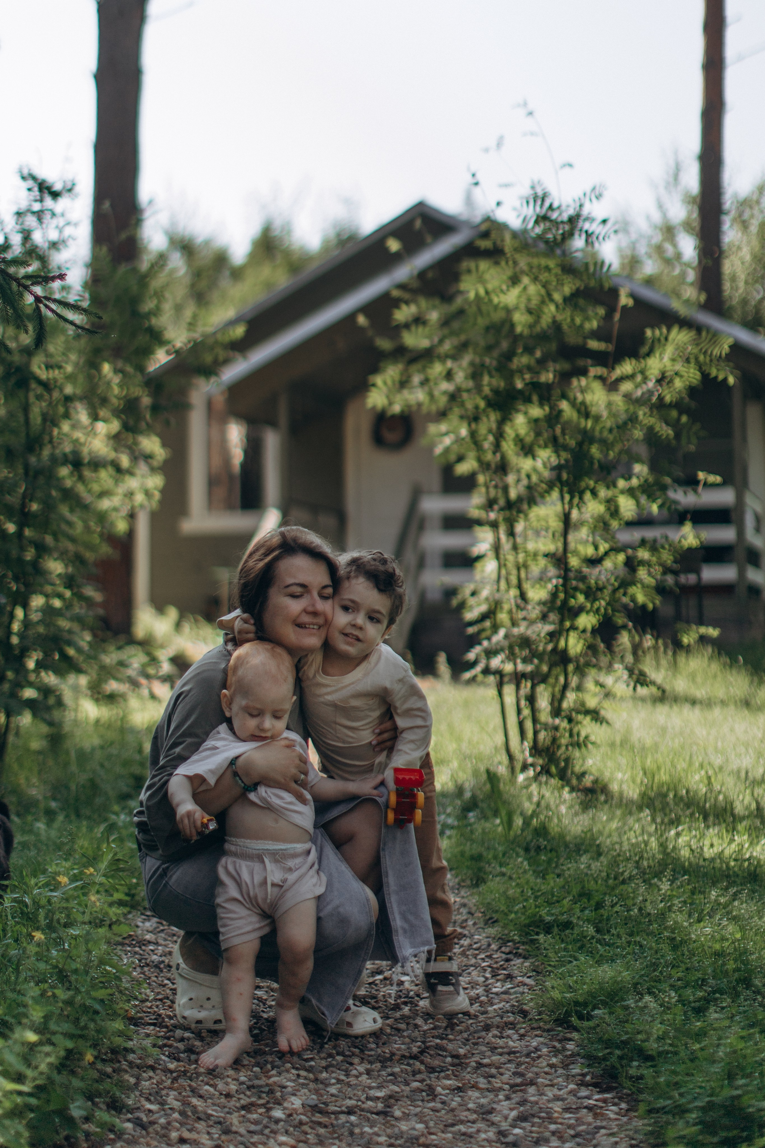 Настя и ее мальчишки. Семейный фотограф Полина Сарина Москва