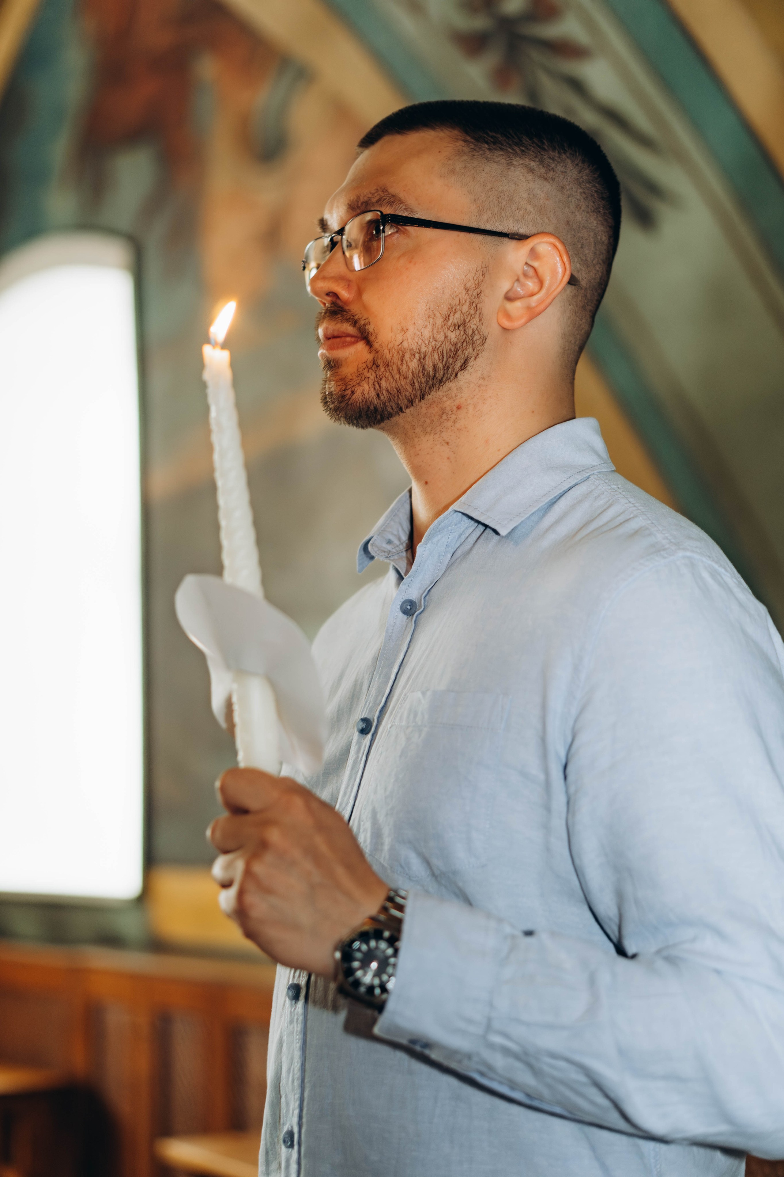 Венчание Алексея и Яны Церковь Рождества Христова. Фотограф Москва Валерия Веденина