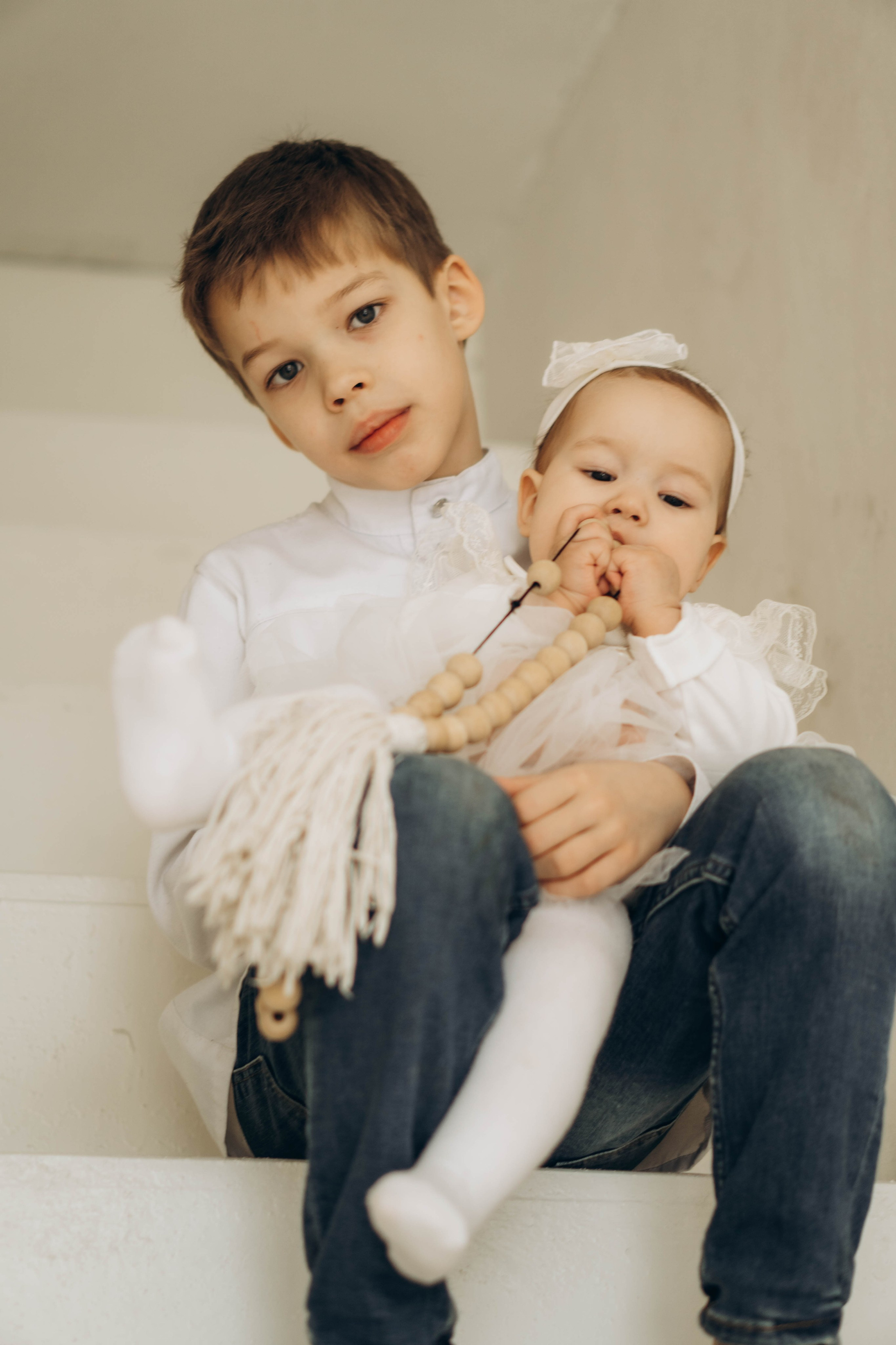 Семейная съемка в студии. Фотограф Москва Валерия Веденина