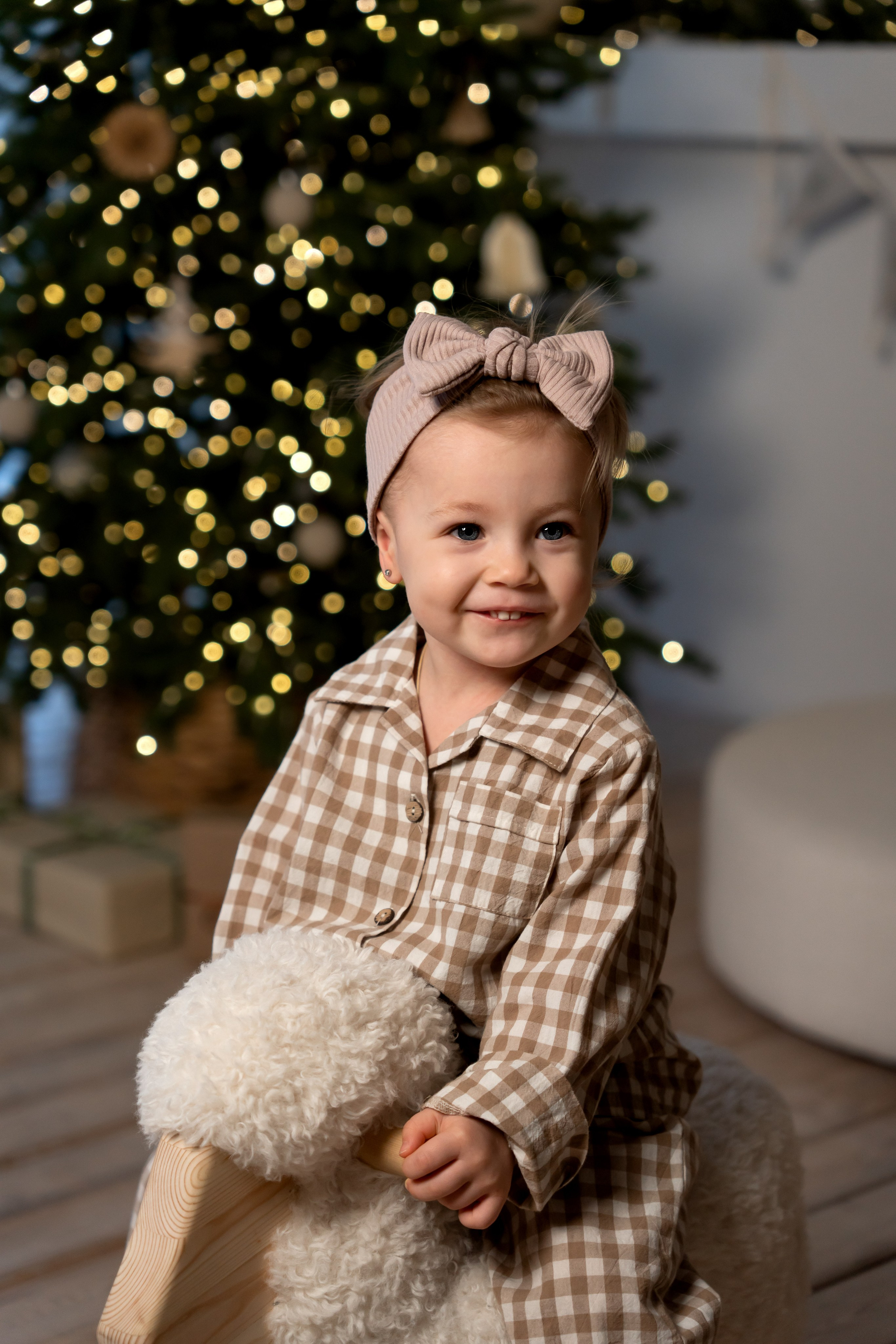 Теплая новогодняя семейная фотосессия. Фотограф в Красноярске. Юлия Чаушанская