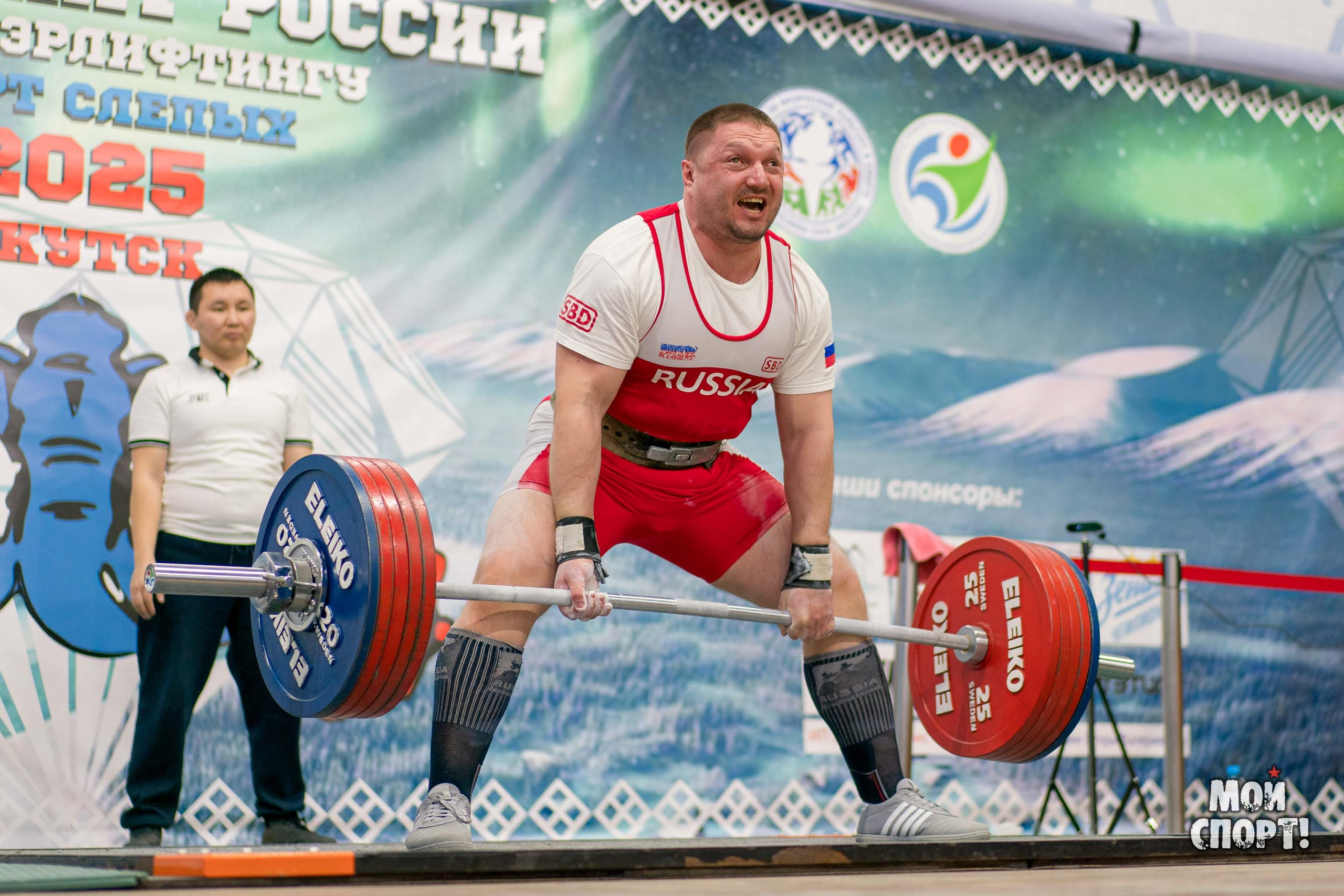 Чемпионат России по пауэрлифтигу 2025. Спорт слепых. Студия «Мой Спорт!» — все о спорте в Якутии