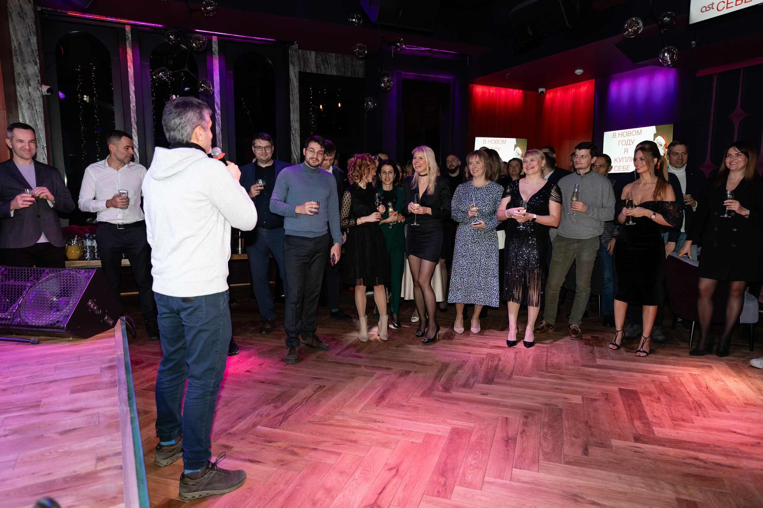 Новогодний корпоратив (Караоке клуб Who is who). Татьяна Чернышова свадебный фотограф Москва