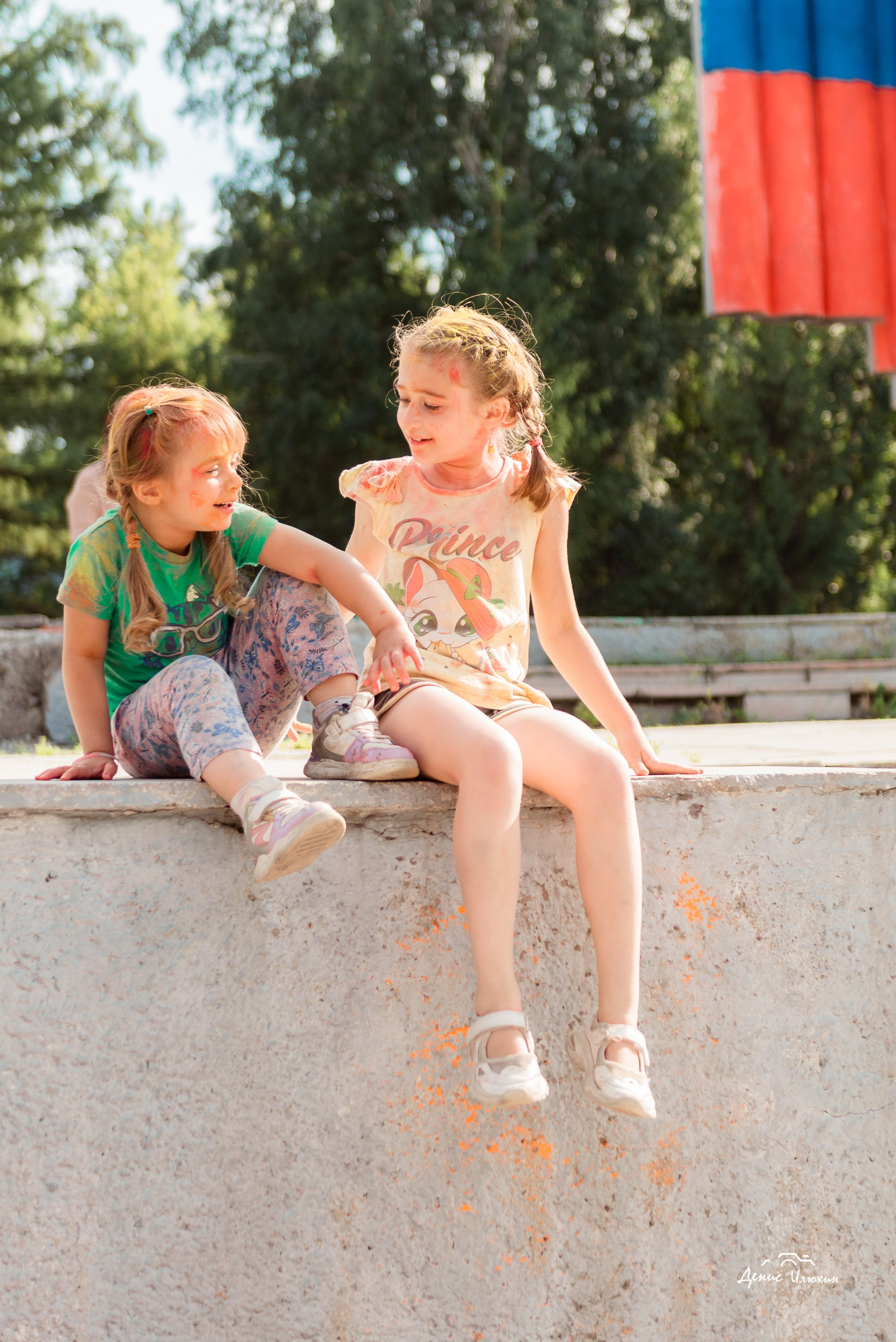 Краски Холи в Комсомольском Парке 2023. Детский фотограф, семейный фотограф и репортажи в Кемерово