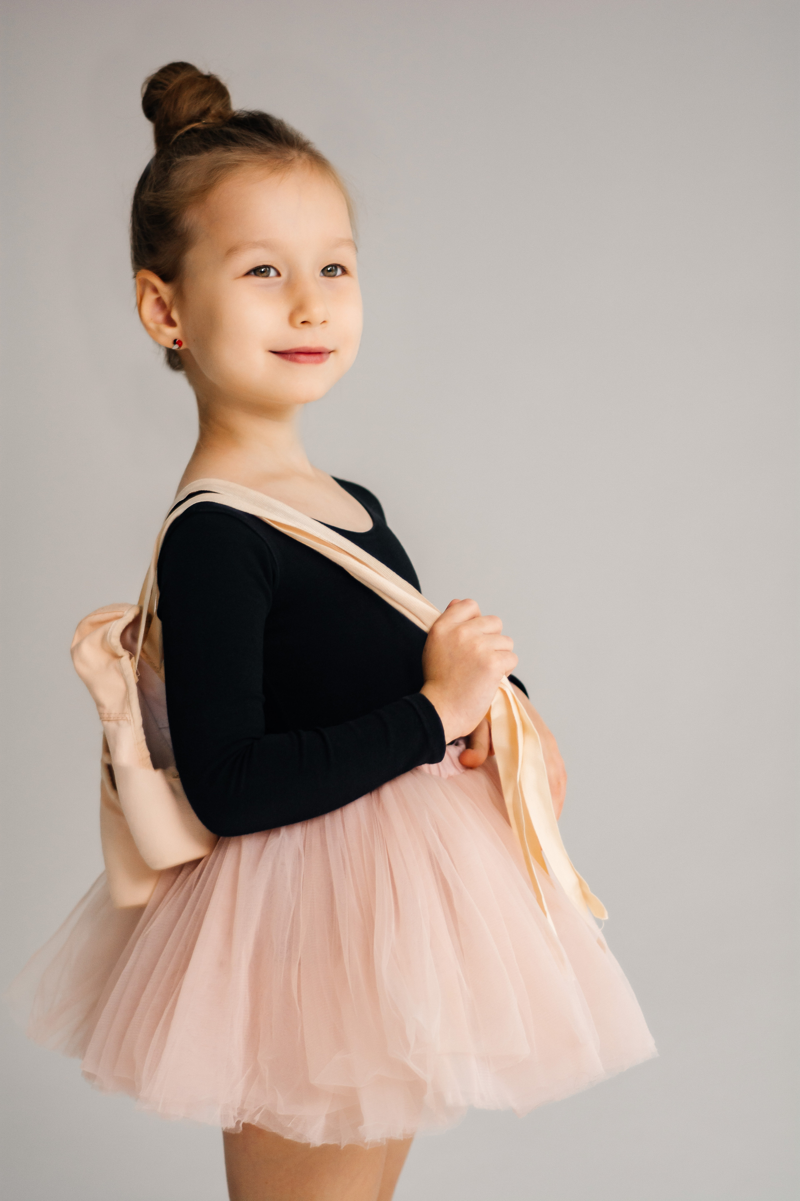 Детская фотосессия Маленькая балерина. Семейный и детский фотограф Кущ Наташа