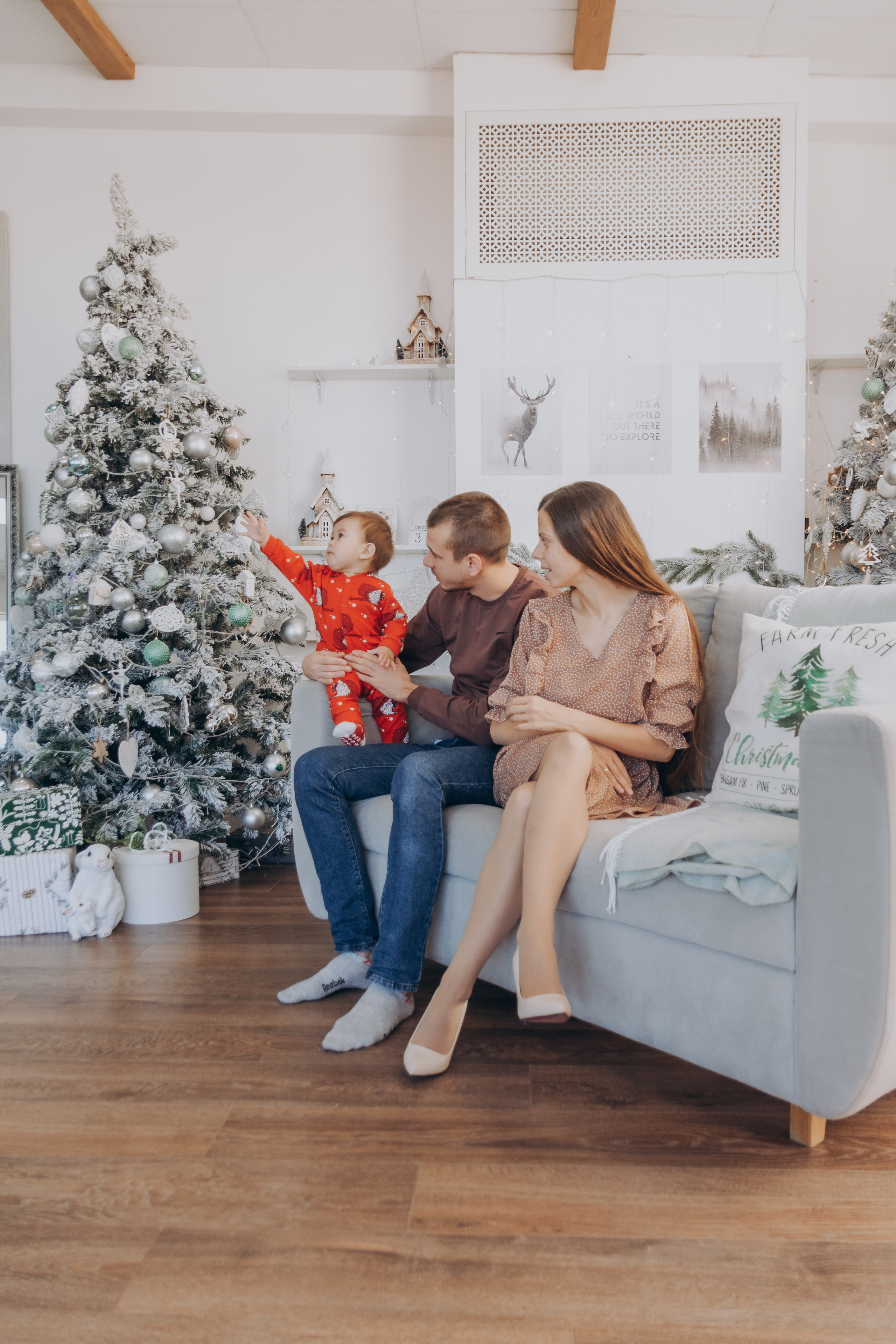 Новогодняя семейная история Даши. Семейный и детский фотограф Кущ Наташа