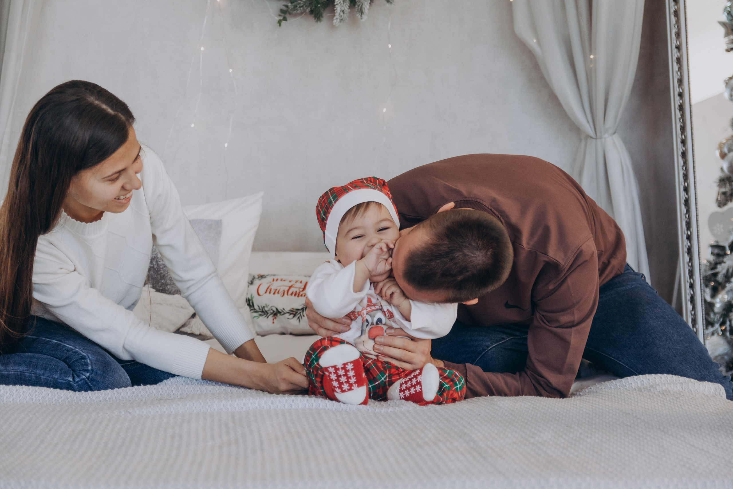 Новогодняя семейная история Даши. Семейный и детский фотограф Кущ Наташа