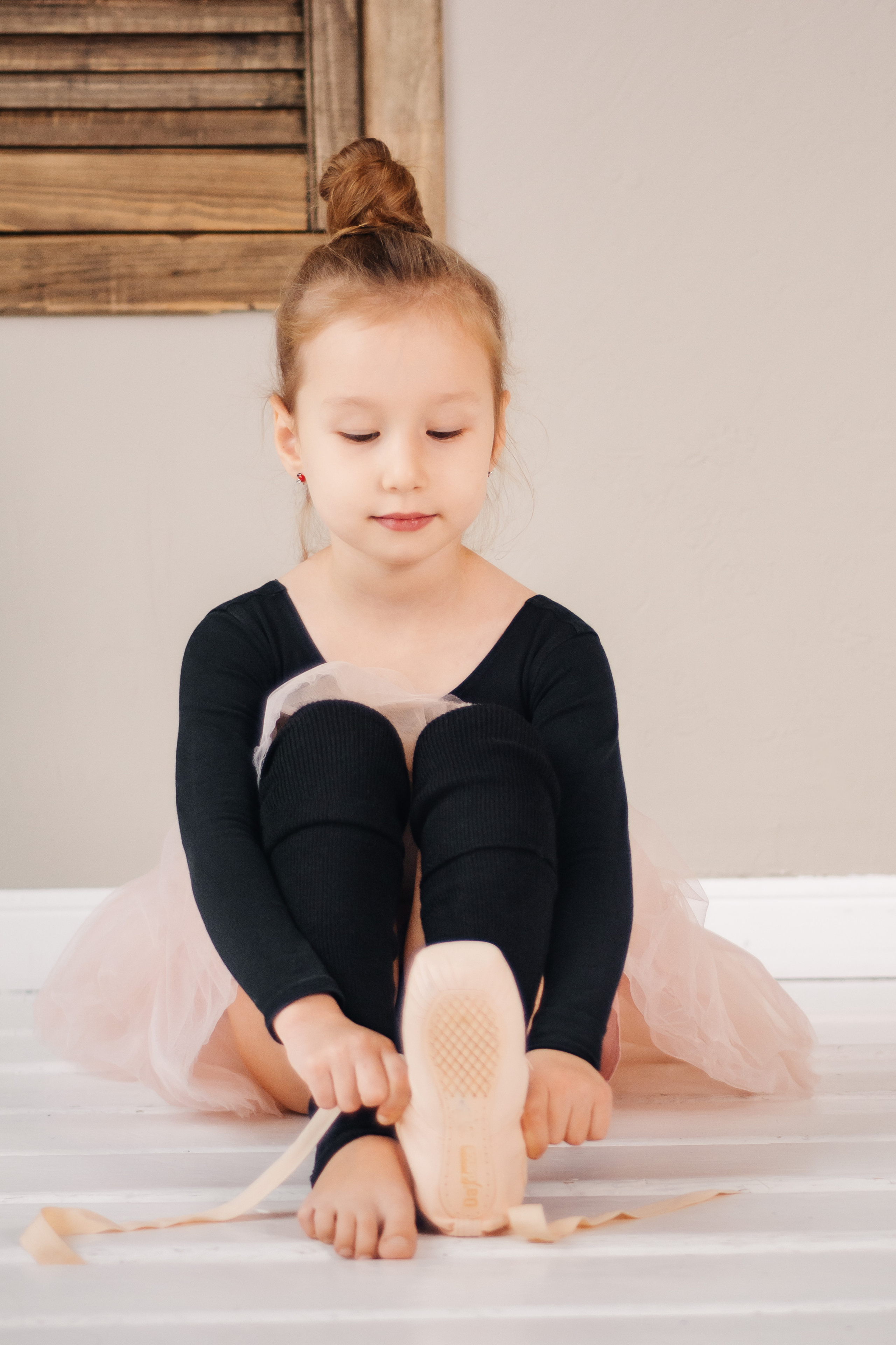 Детская фотосессия Маленькая балерина. Семейный и детский фотограф Кущ Наташа