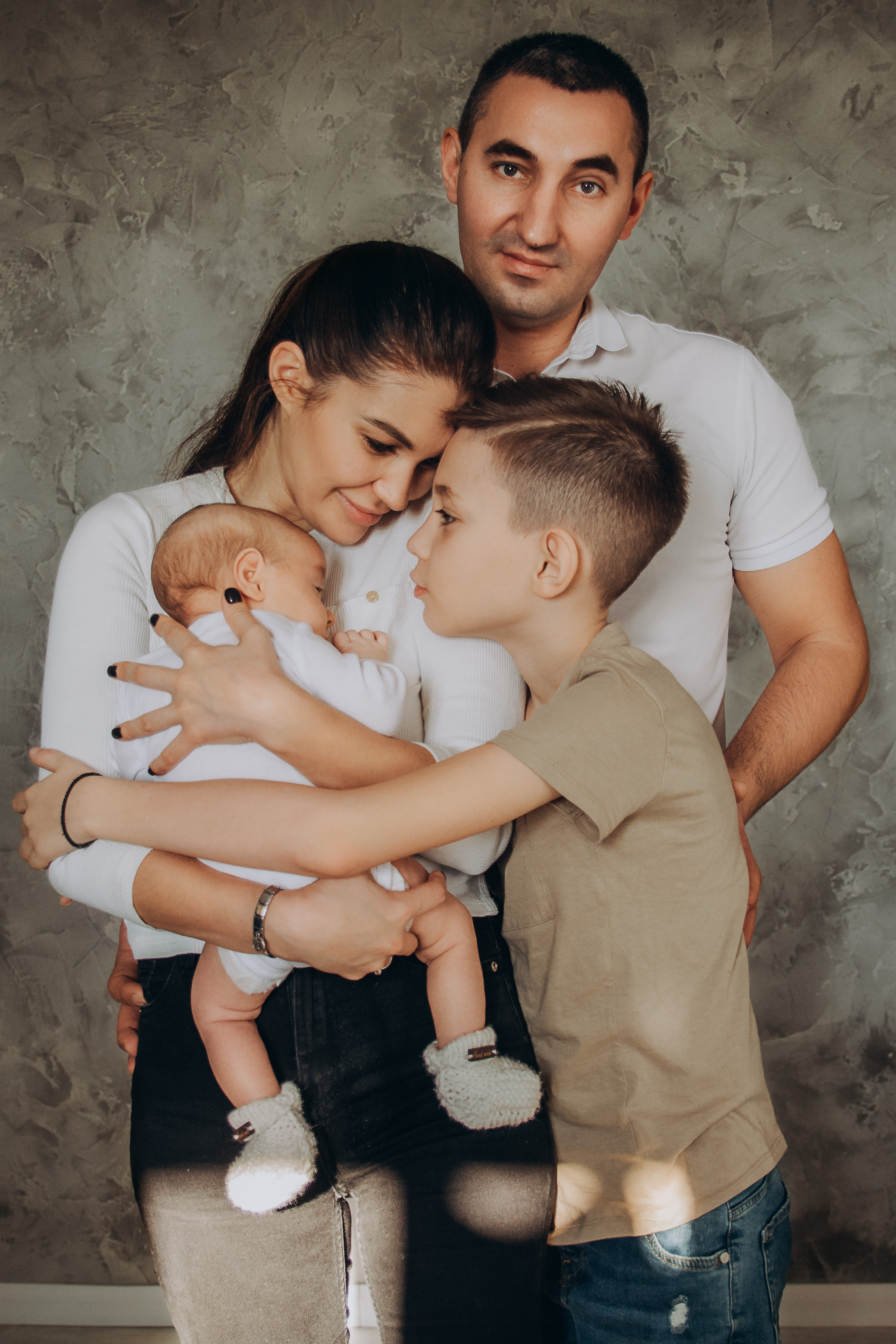 Домашняя фотосессия с новорожденным Тимур. Семейный и детский фотограф Кущ Наташа