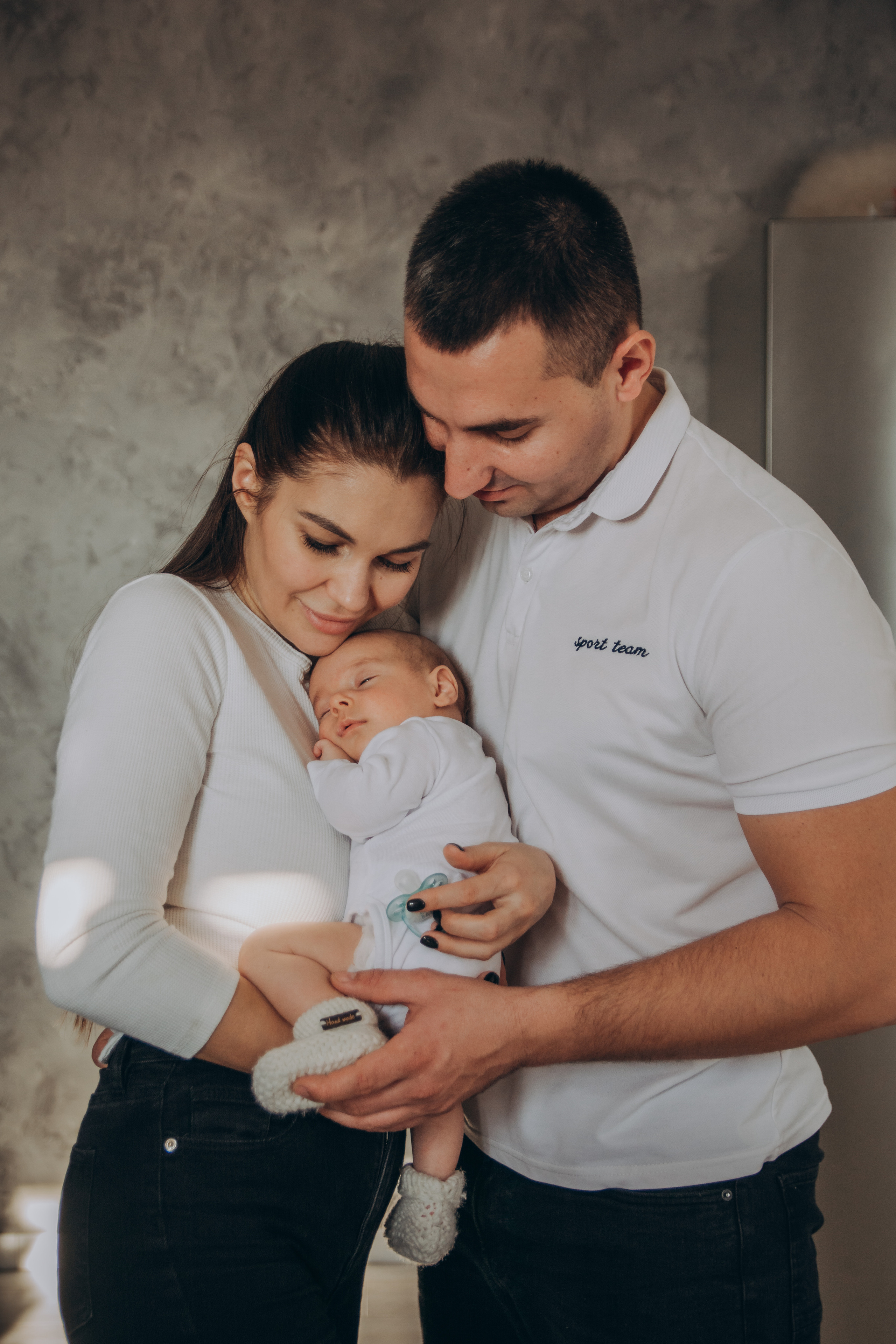 Домашняя фотосессия с новорожденным Тимур. Семейный и детский фотограф Кущ Наташа