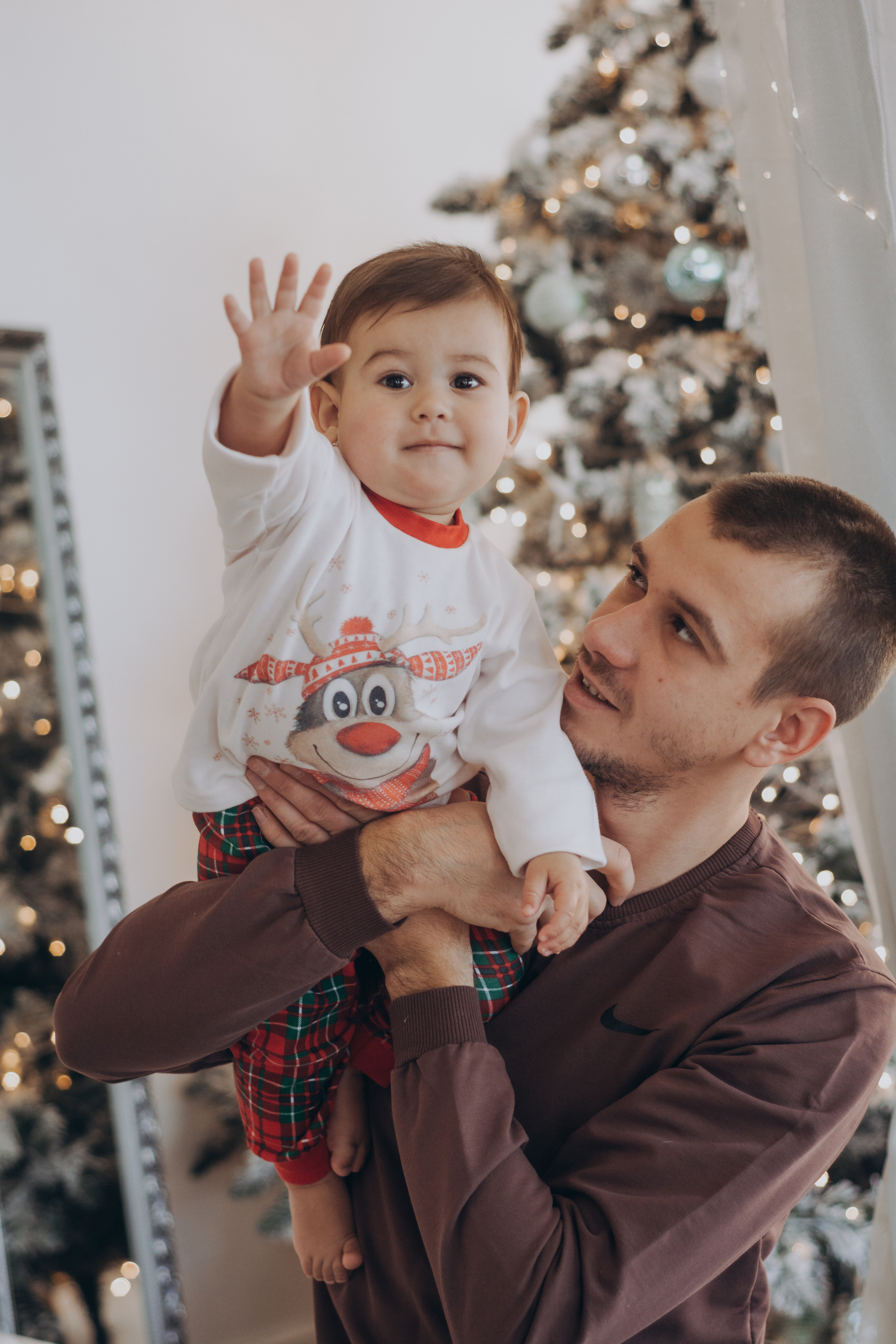 Новогодняя семейная история Даши. Семейный и детский фотограф Кущ Наташа