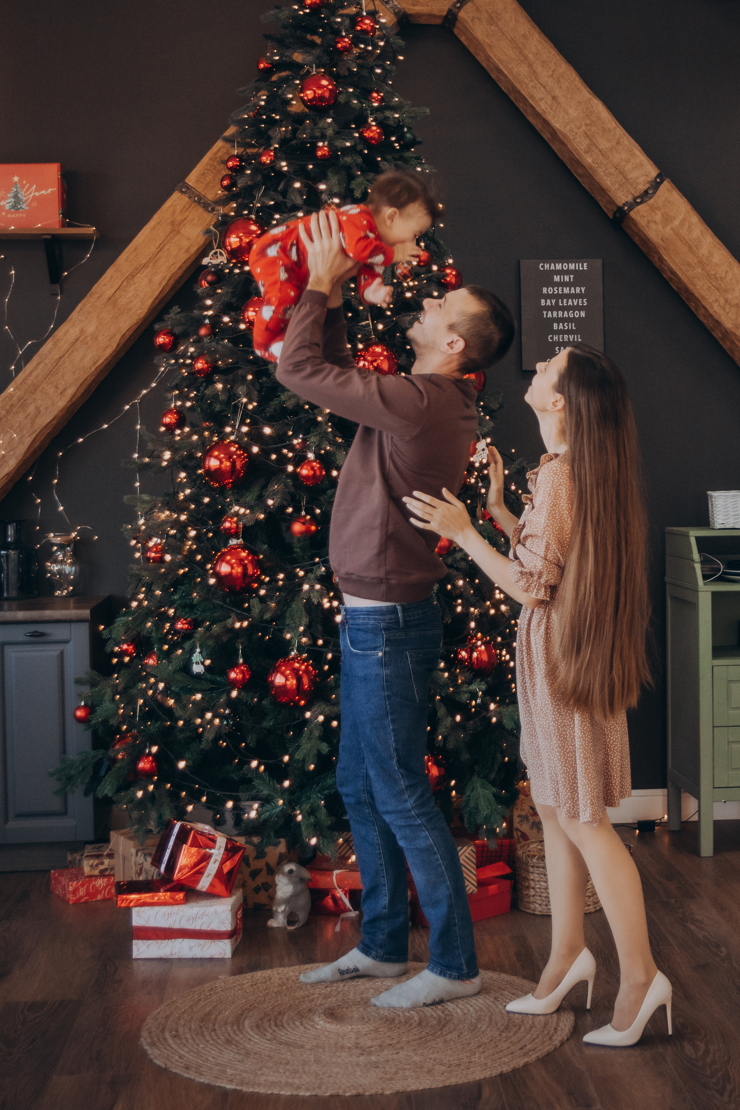 Новогодняя семейная история Даши. Семейный и детский фотограф Кущ Наташа