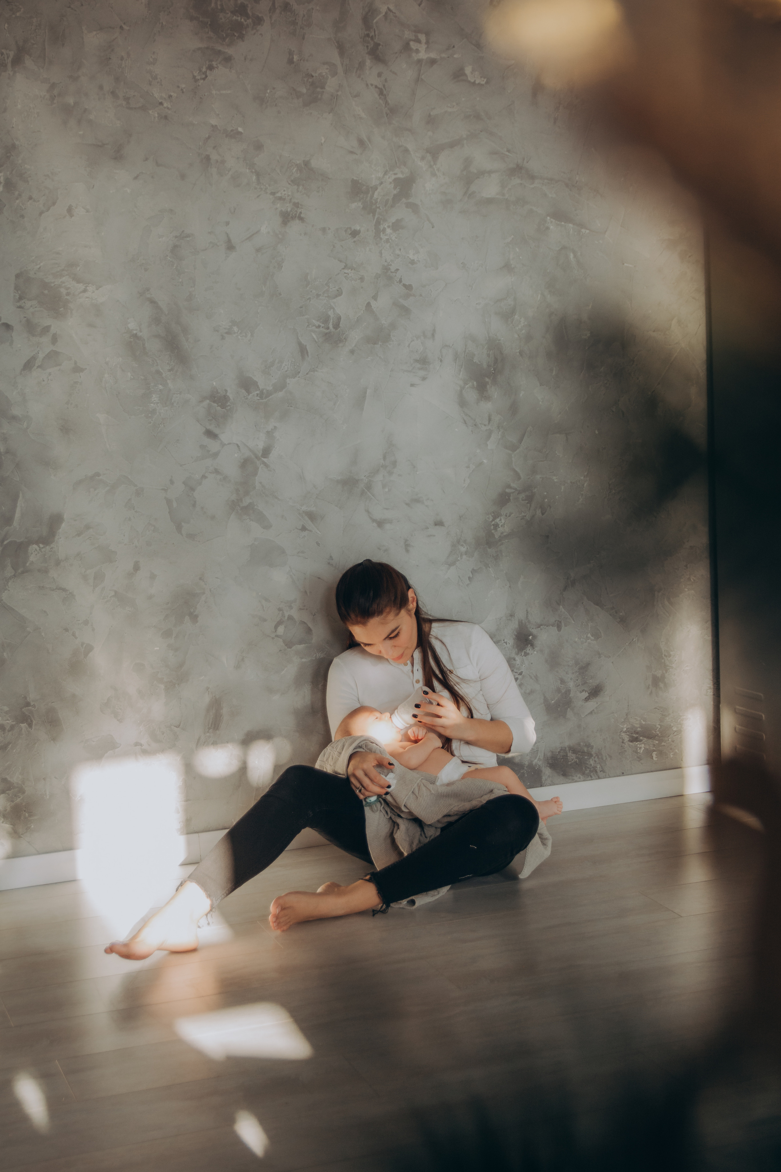 Домашняя фотосессия с новорожденным Тимур. Семейный и детский фотограф Кущ Наташа