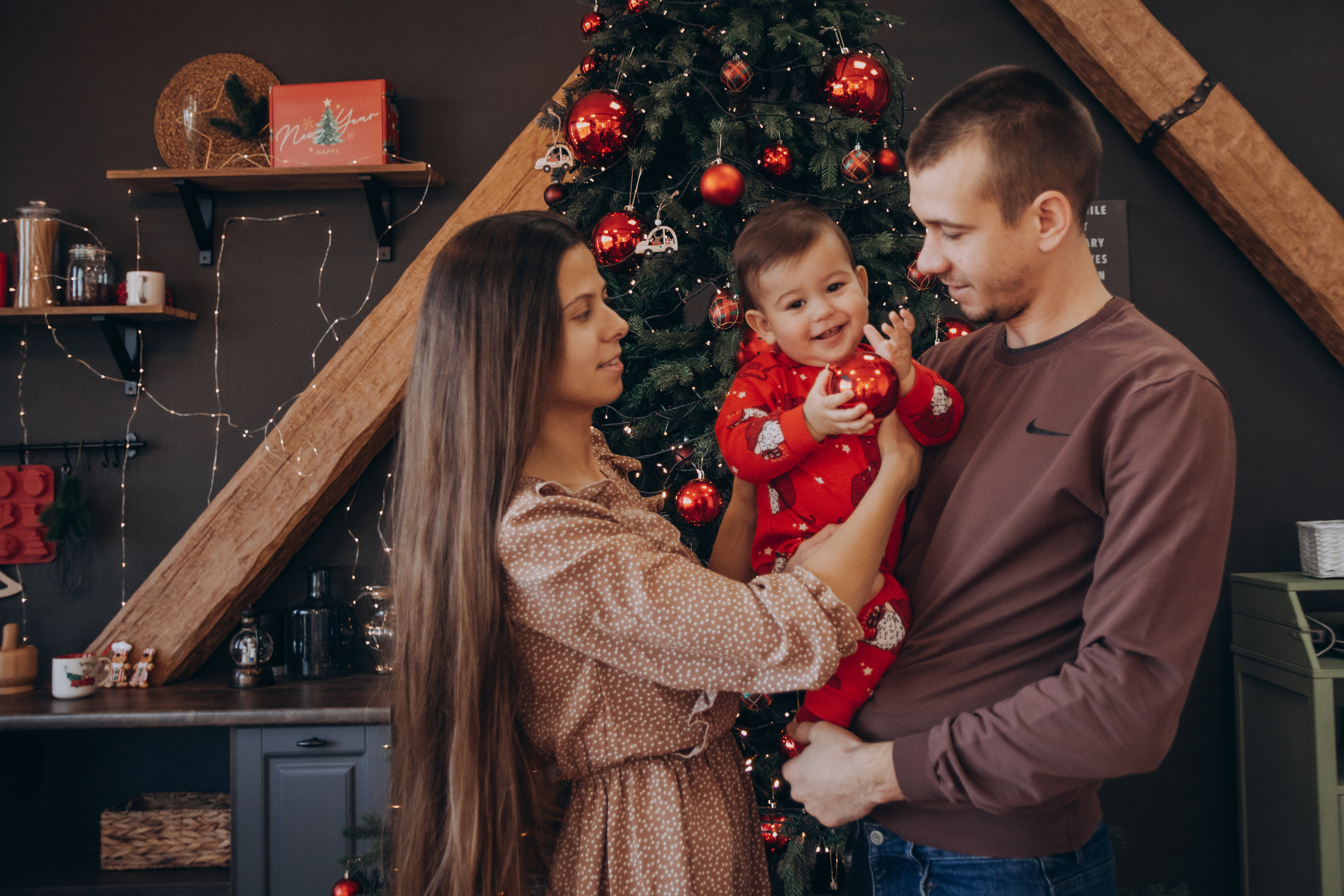 Новогодняя семейная история Даши. Семейный и детский фотограф Кущ Наташа