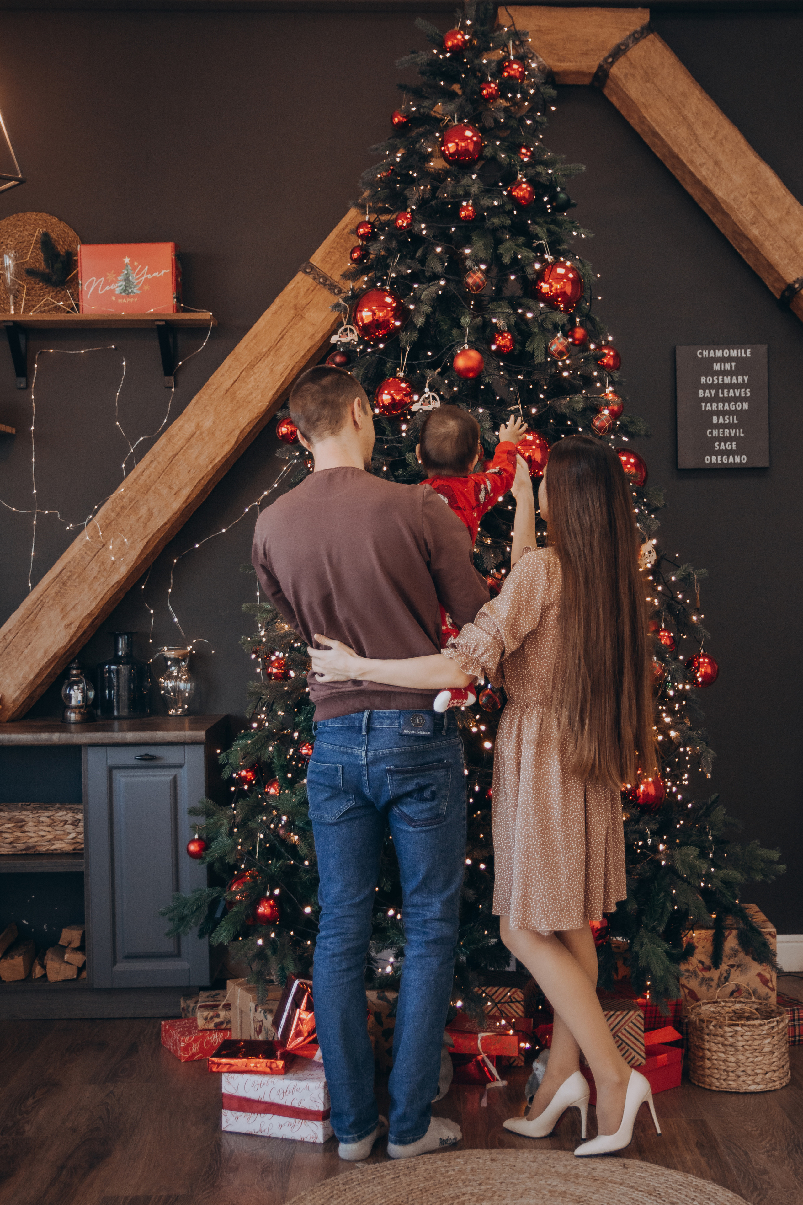 Новогодняя семейная история Даши. Семейный и детский фотограф Кущ Наташа