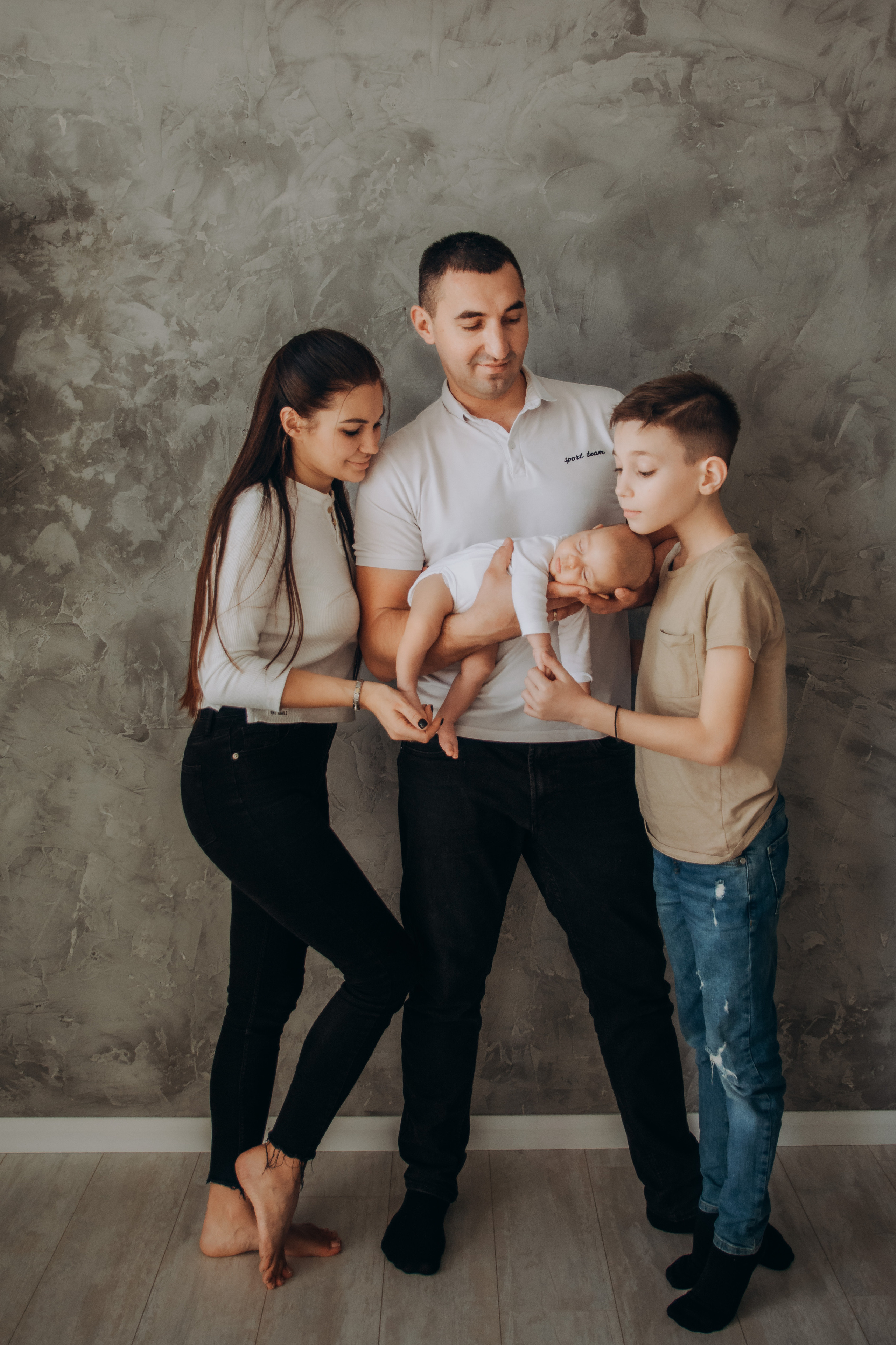 Домашняя фотосессия с новорожденным Тимур. Семейный и детский фотограф Кущ Наташа