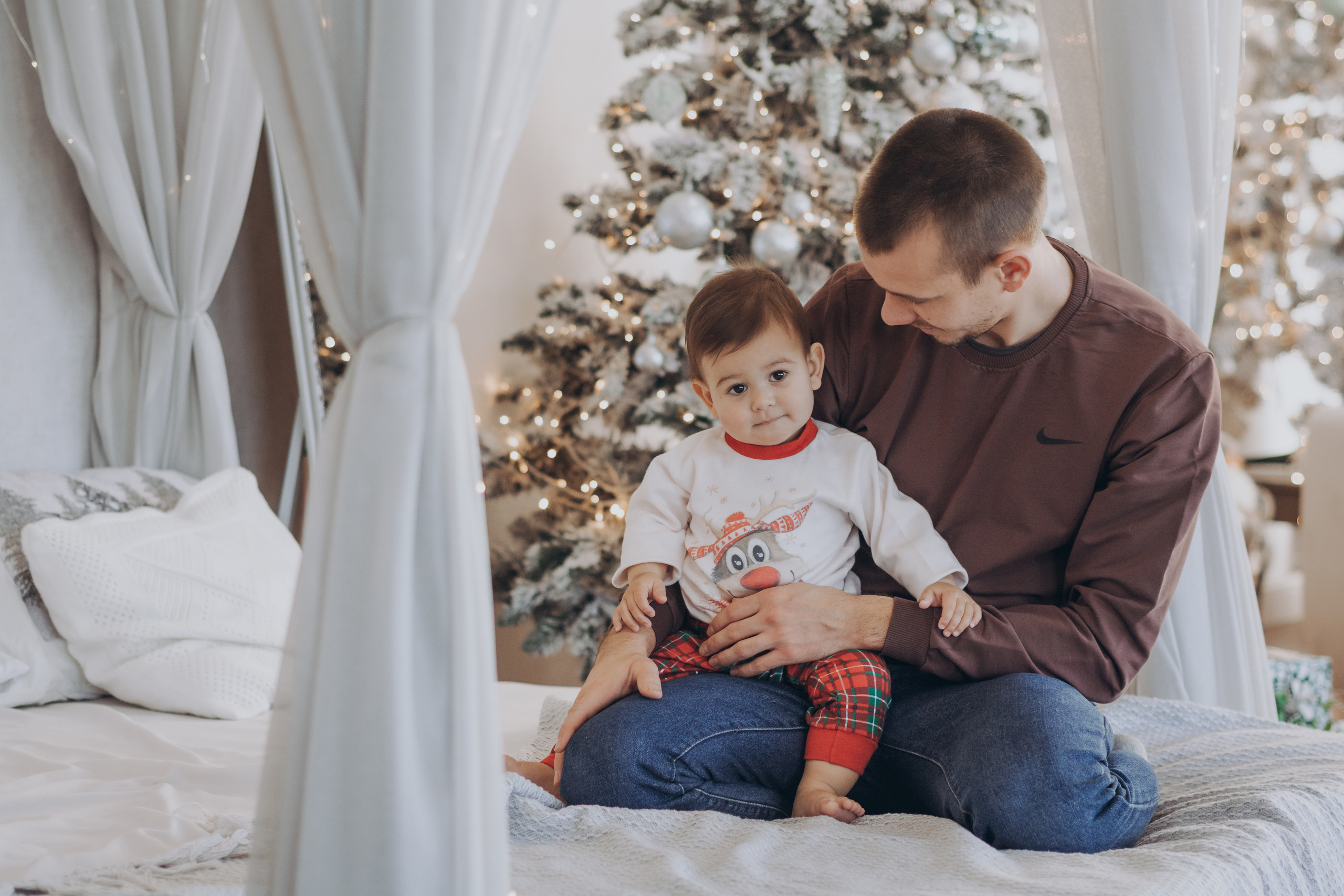 Новогодняя семейная история Даши. Семейный и детский фотограф Кущ Наташа