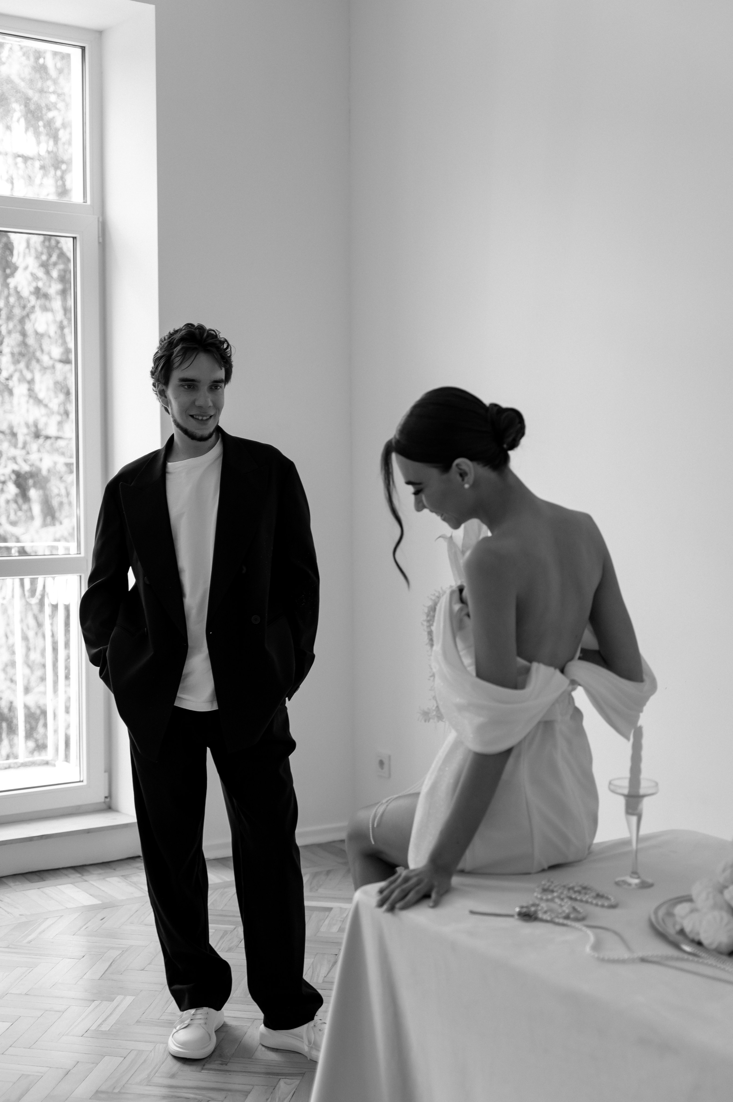 Утро жениха и невесты и съемка в студии. Свадебный и семейный фотограф Пенза Анастасия Артюшкина