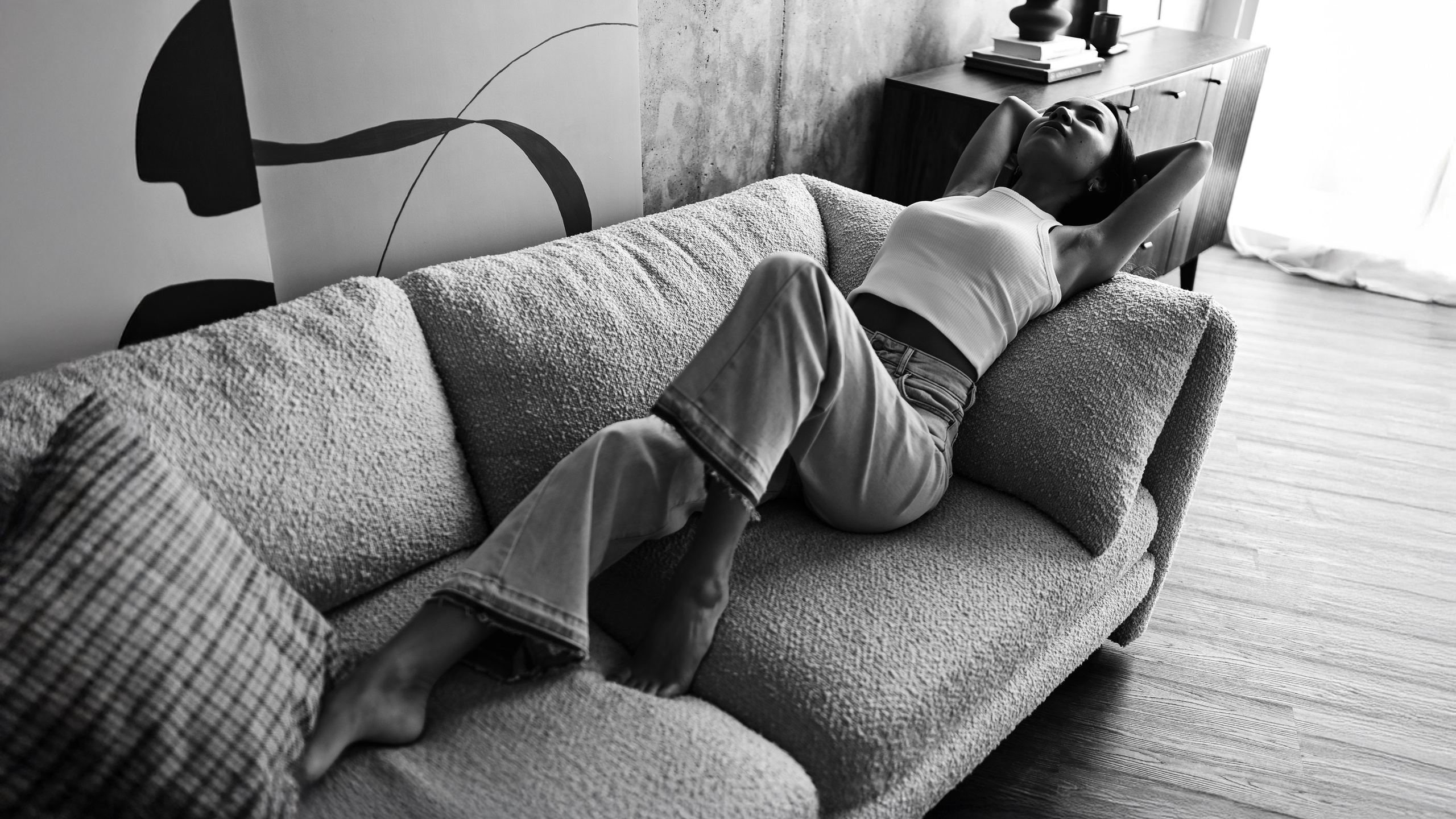 Level 1 — Monochrome boudoir