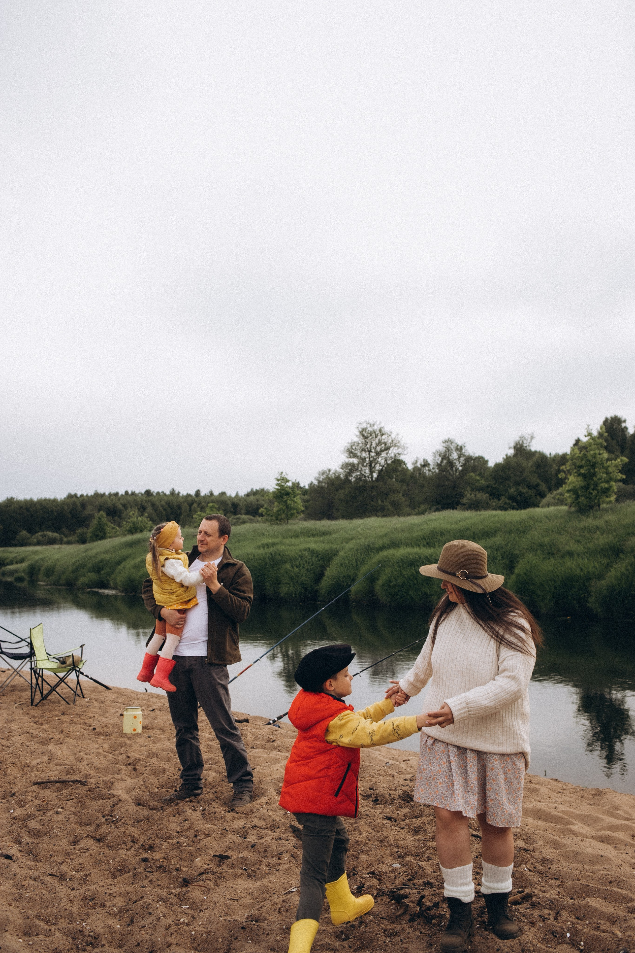 Вася, Юля, Сева и Полинка. Семейный и свадебный фотограф Анна Кожокарь