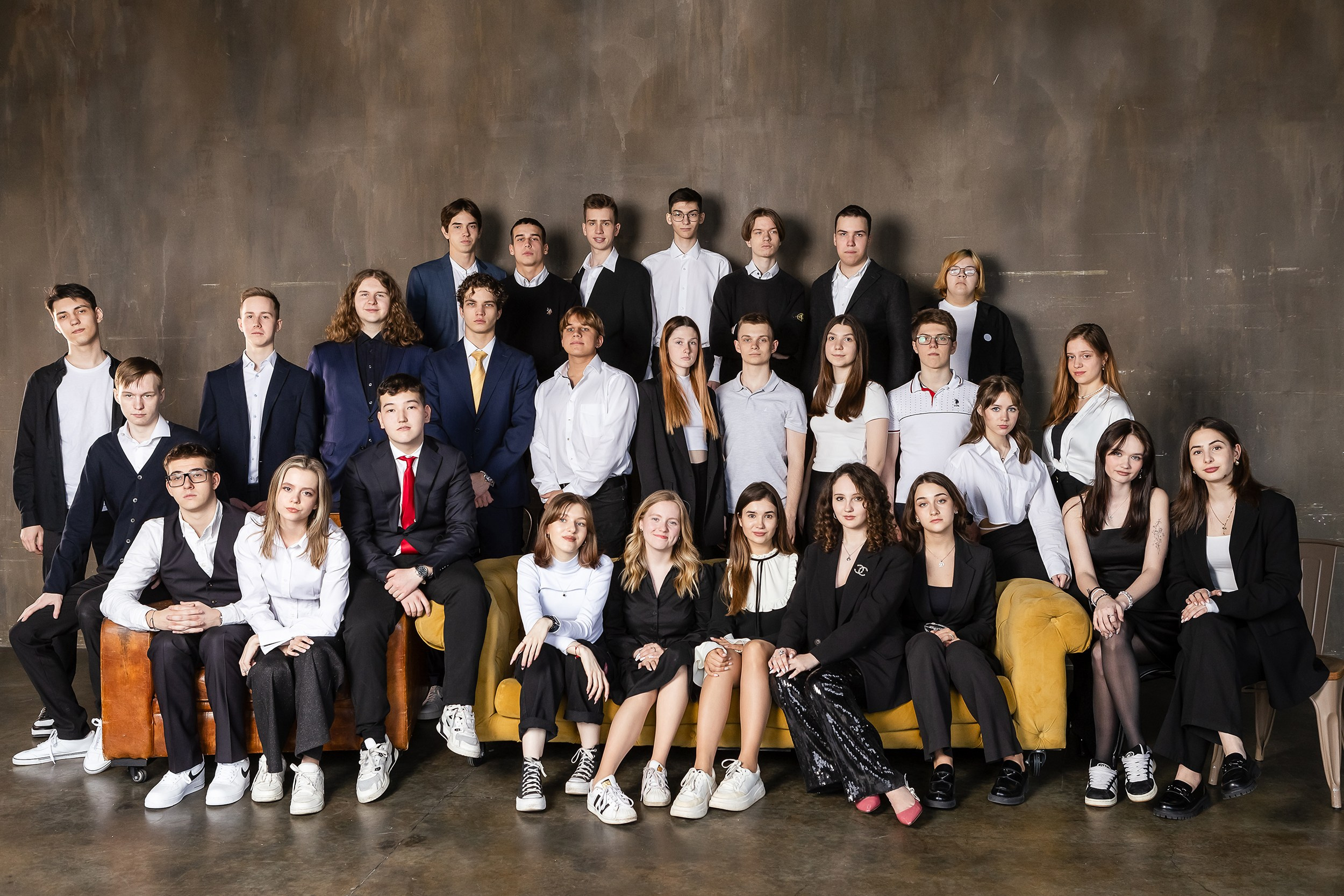 Общая групповая фотография класса