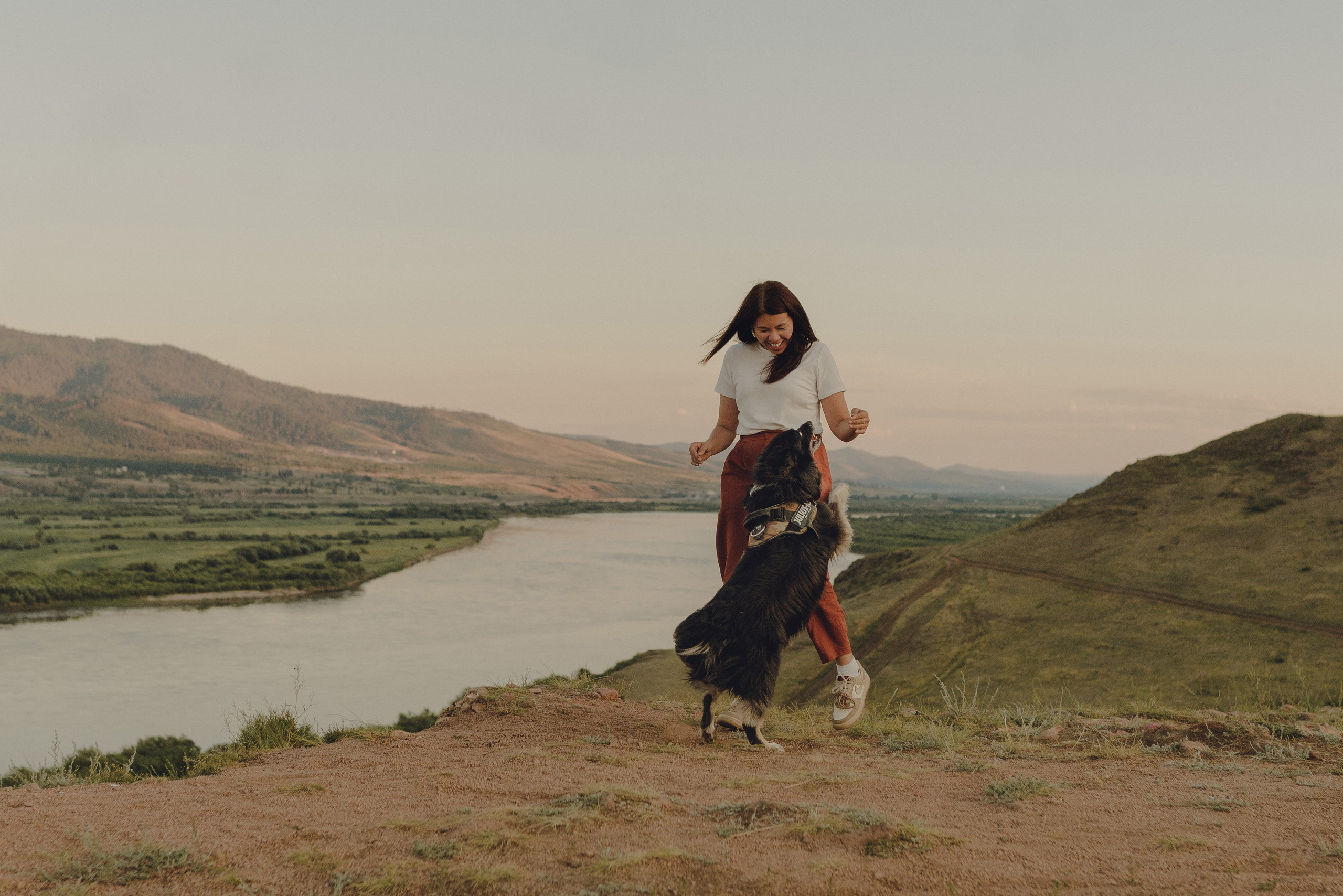 Настя и Умка. Фотограф анималист в Спб недорого Олеся Майорова