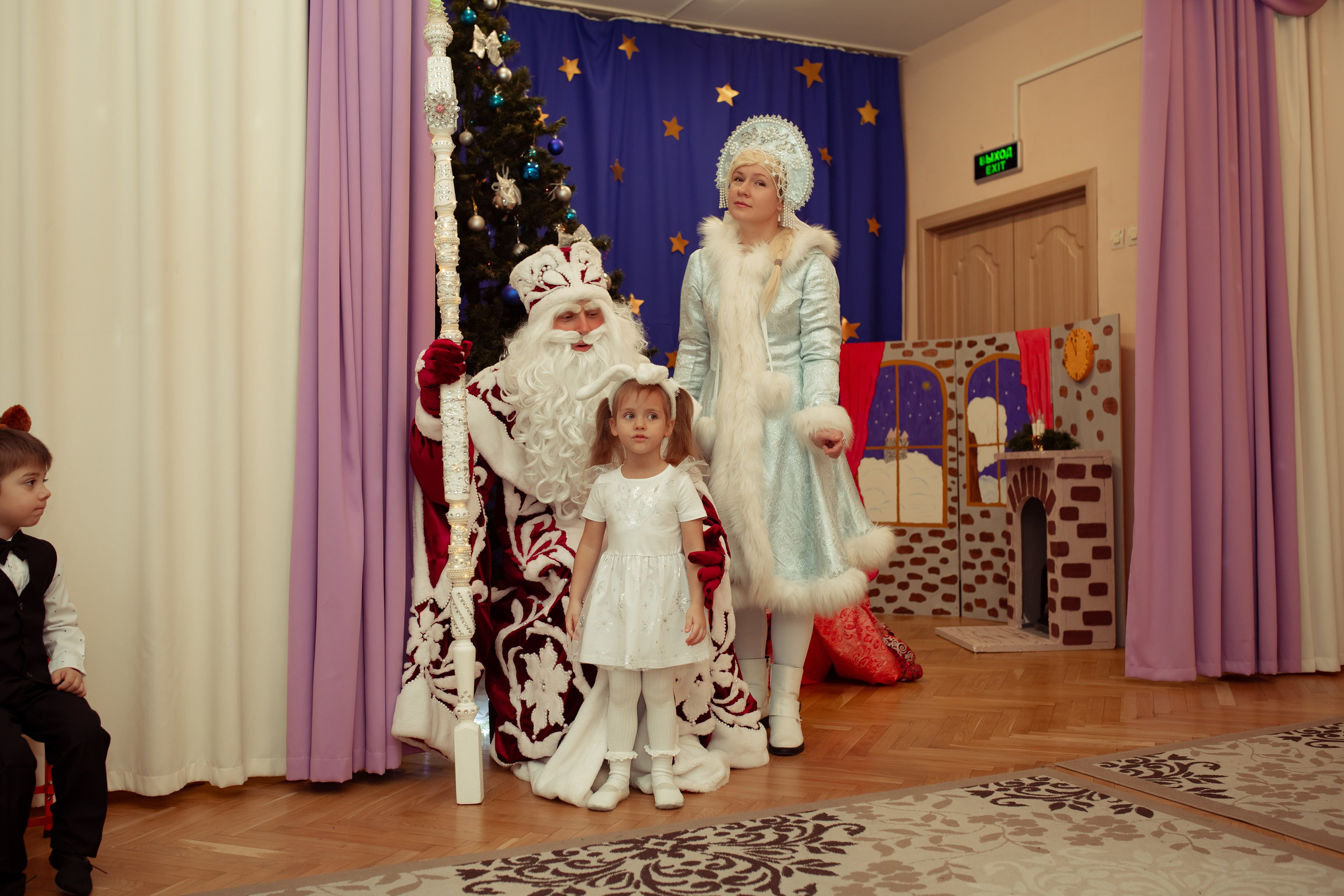 Новогодний утренник в детском саду. Семейный и детский фотограф в Москве Дорогова Екатерина