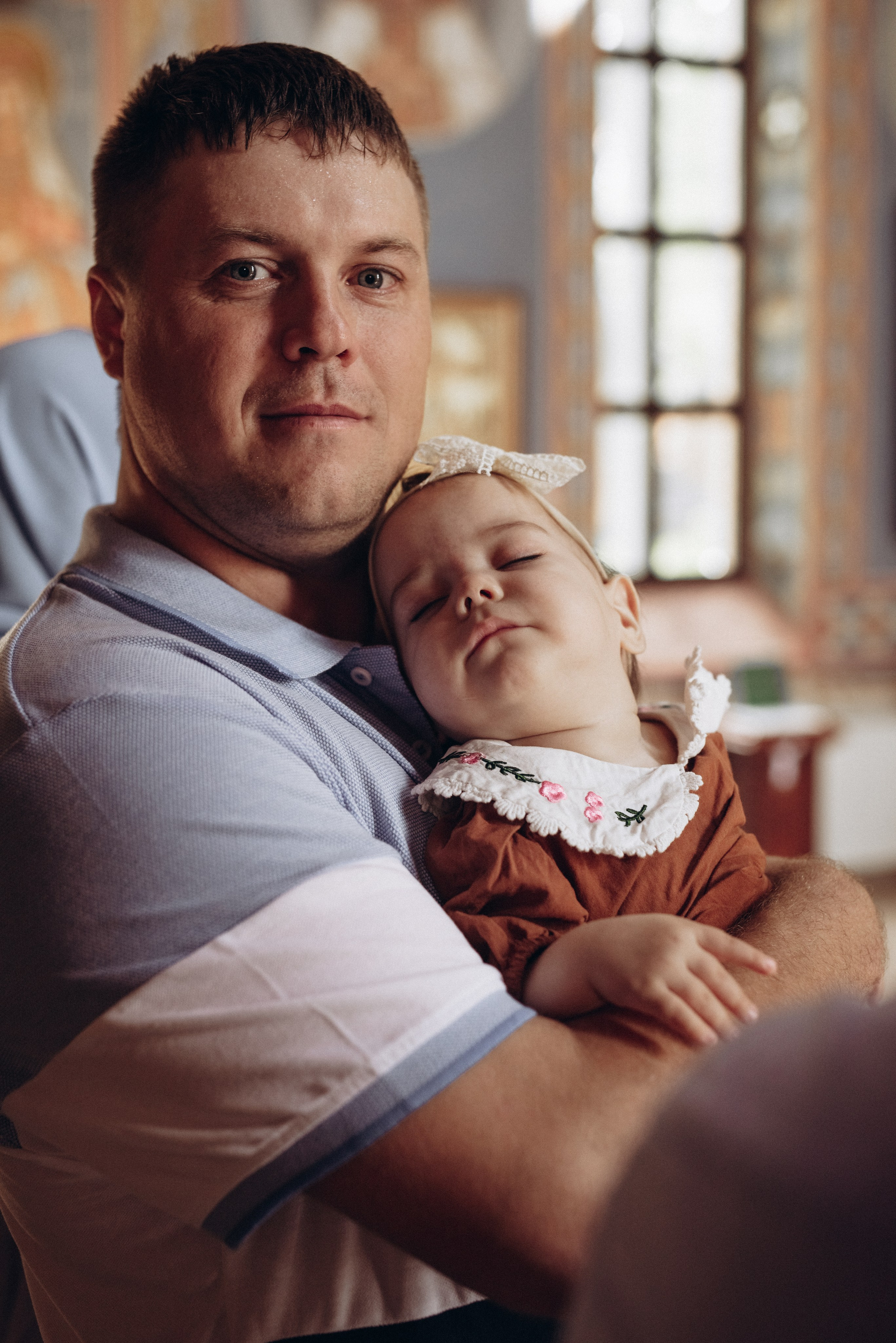 Крещение Ксении и Елизаветы. Фотограф новорождённых и семейный фотограф в Иваново Любовь Капранова