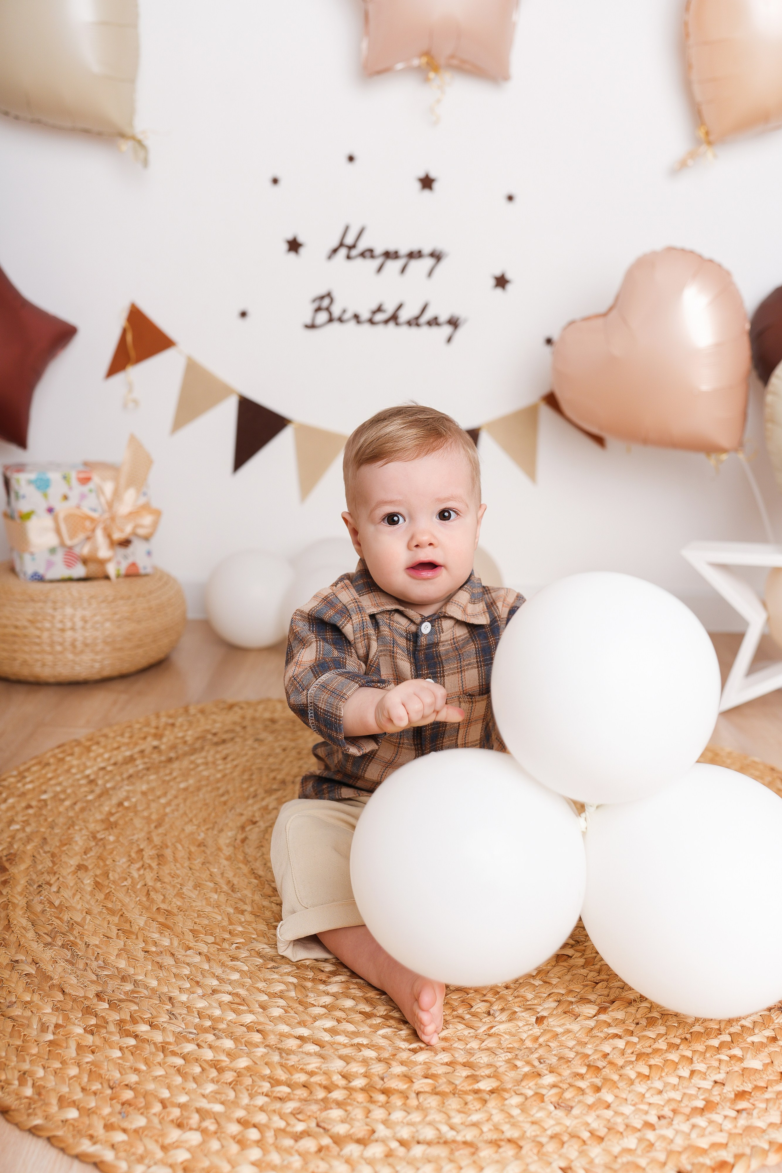 Годик. Фотограф новорожденных и детский фотограф в Екатеринбурге Ксени