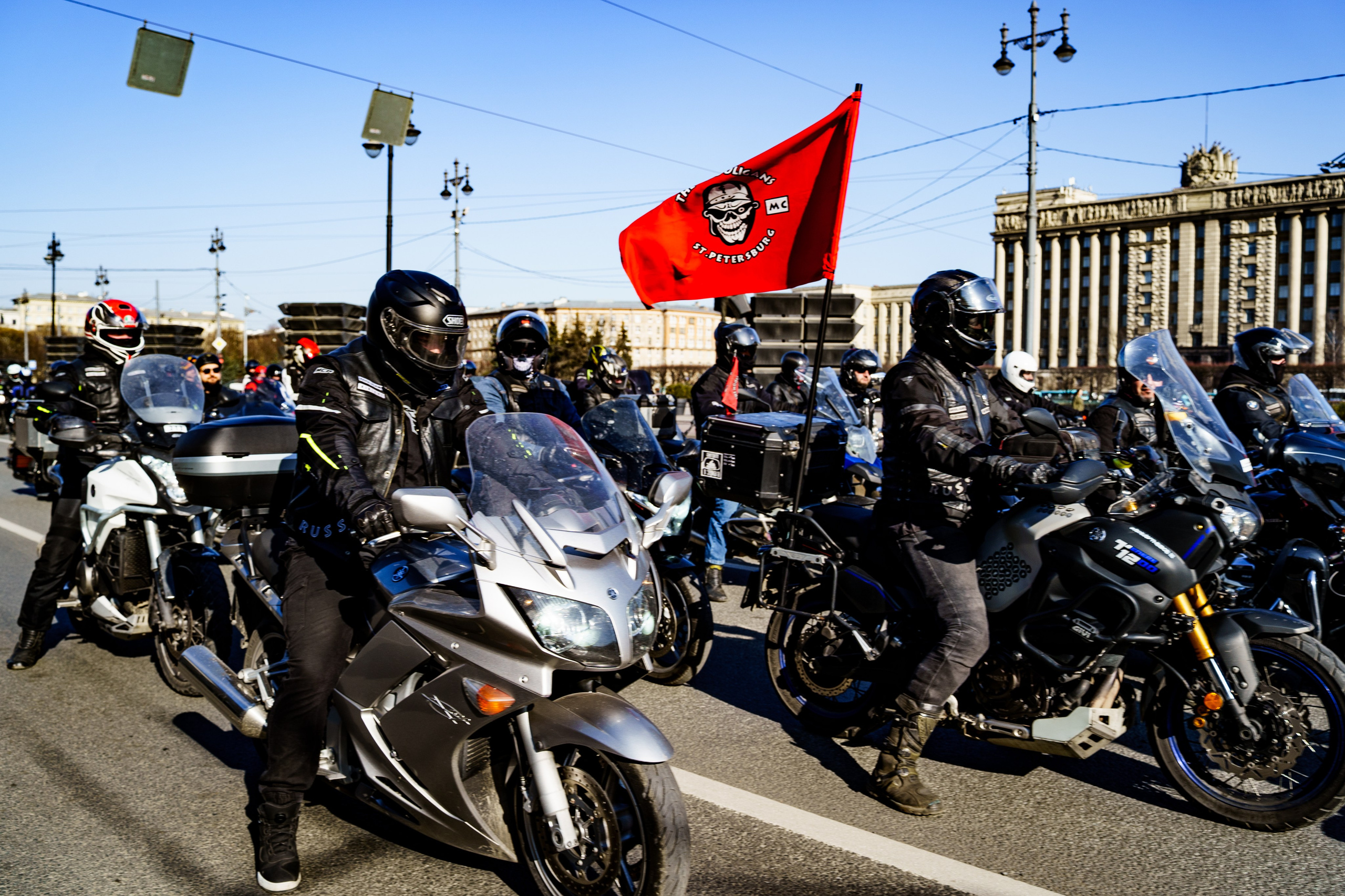 Прохват мотоклуба Norman Riders ч.1. Концертный и репортажный фотограф в Санкт-Петербурге Слава Пахомов