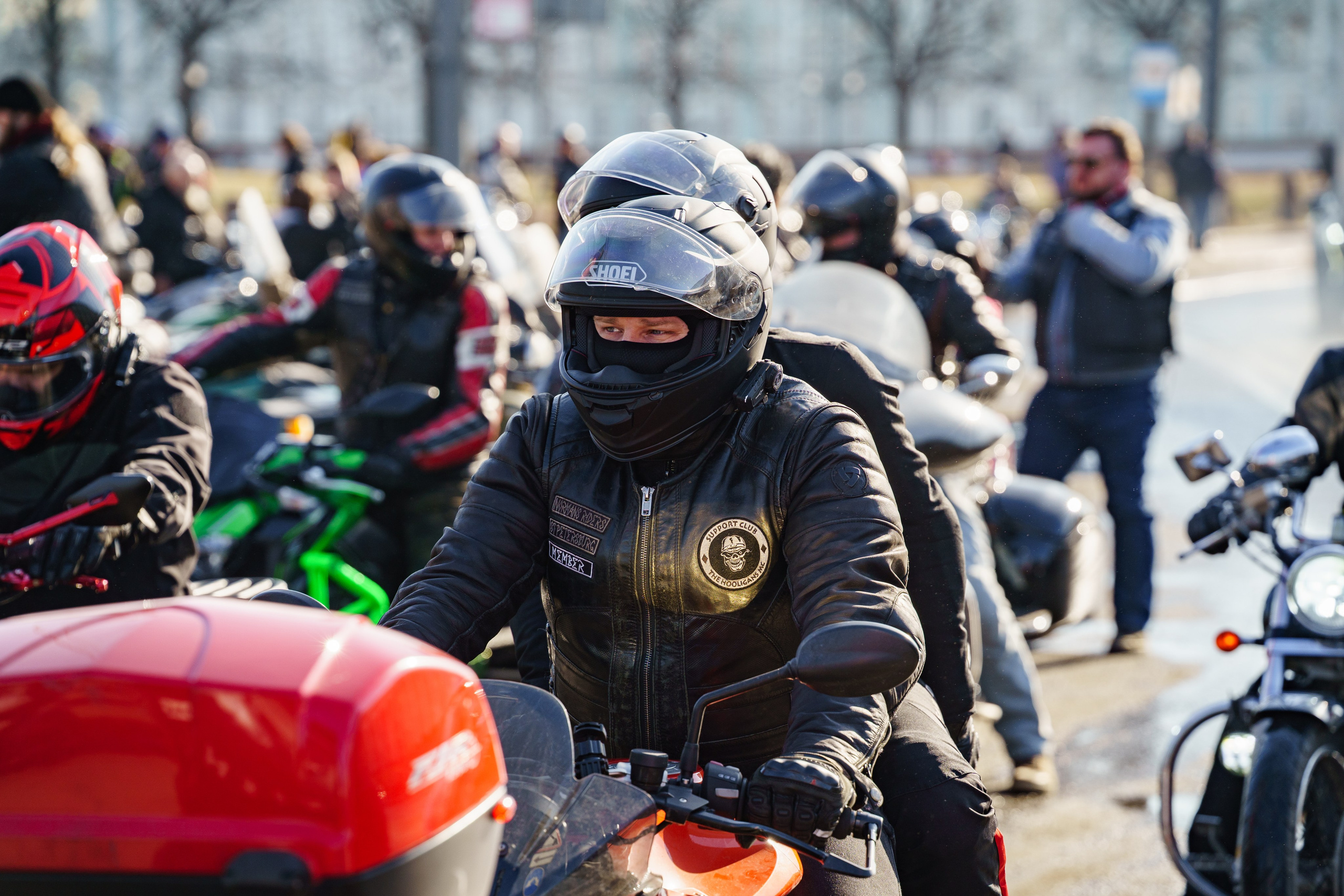 Прохват мотоклуба Norman Riders ч.1. Концертный и репортажный фотограф в Санкт-Петербурге Слава Пахомов