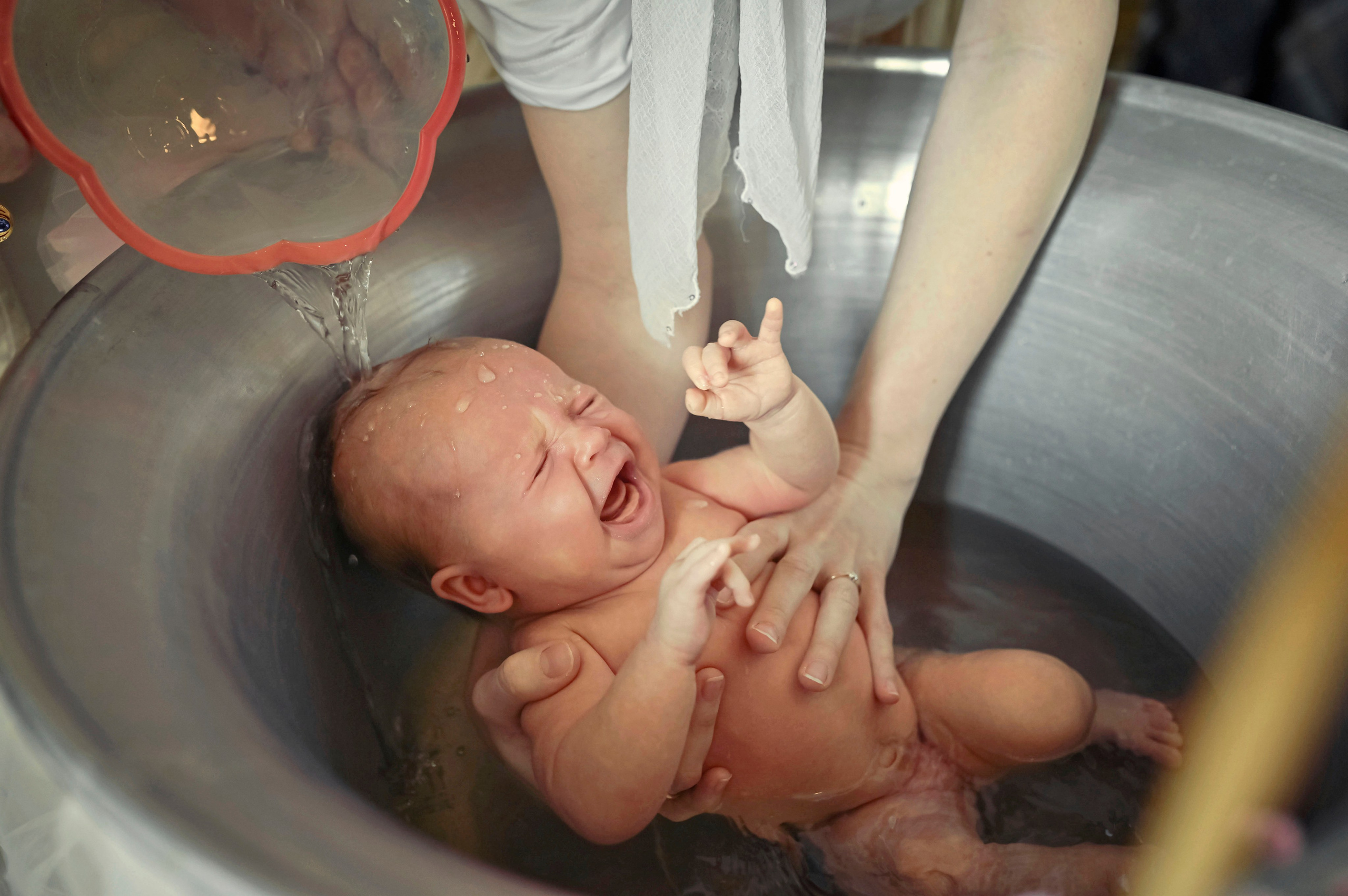 Крещение Эмилии. Семейный фотограф в г. Воскресенск Наталия Молева